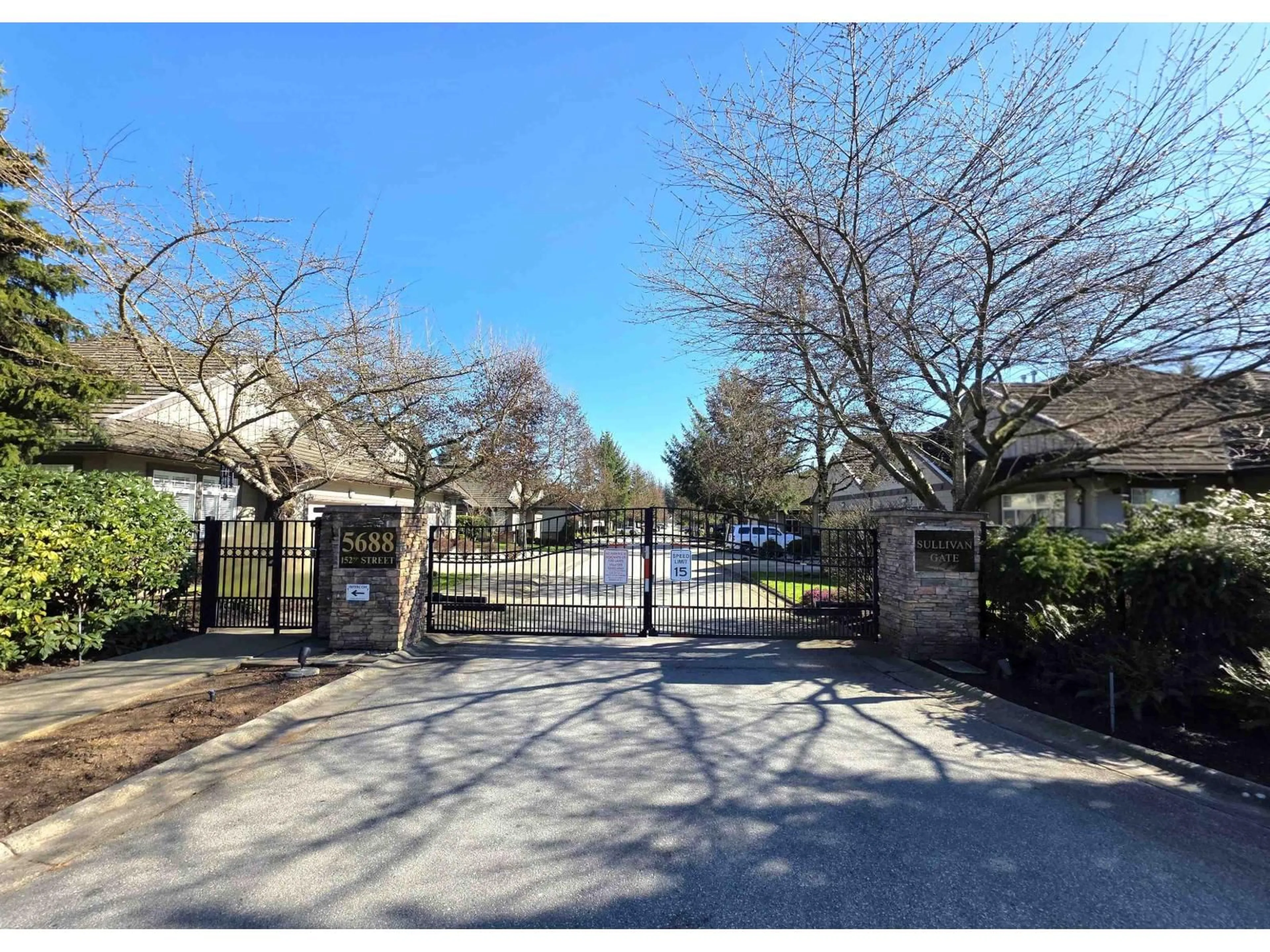 A pic from outside/outdoor area/front of a property/back of a property/a pic from drone, street for 42 - 5688 152 STREET, Surrey British Columbia V3S3K2