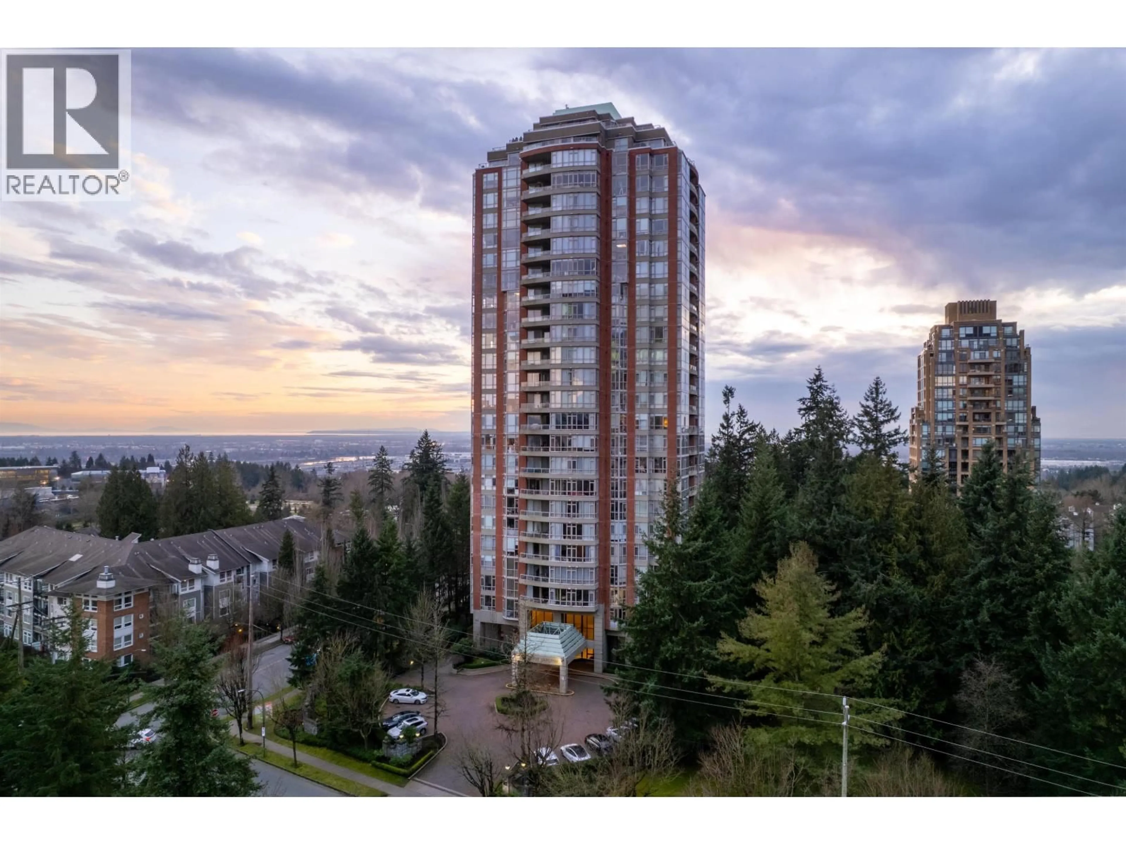 A pic from outside/outdoor area/front of a property/back of a property/a pic from drone, mountain view for 2401 - 6888 STATION HILL DRIVE, Burnaby British Columbia V3N4X5