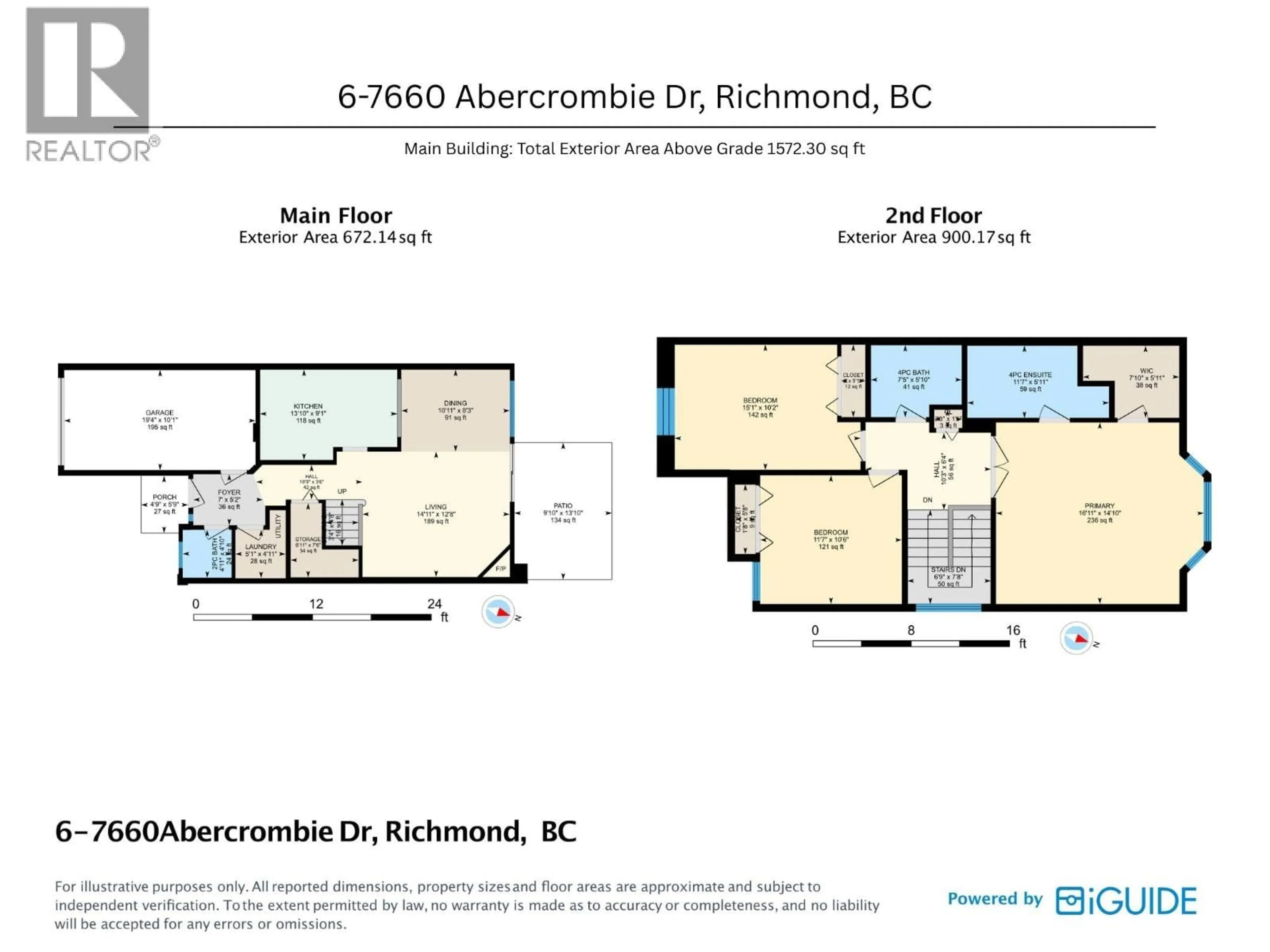 Floor plan for 6 - 7660 ABERCROMBIE DRIVE, Richmond British Columbia V6Y3X8