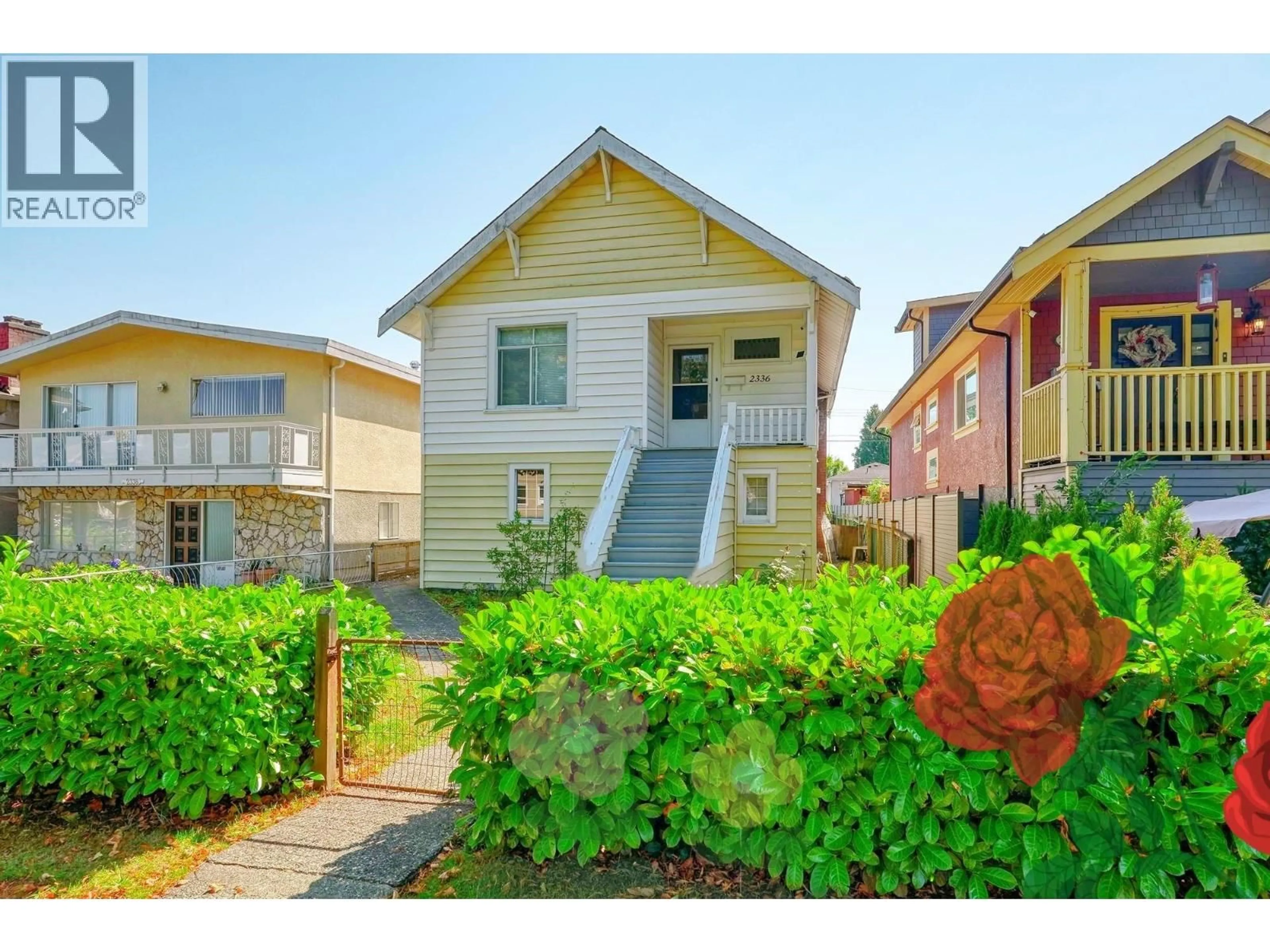 Home with vinyl exterior material, street for 2336 45TH AVENUE, Vancouver British Columbia V5R3B5