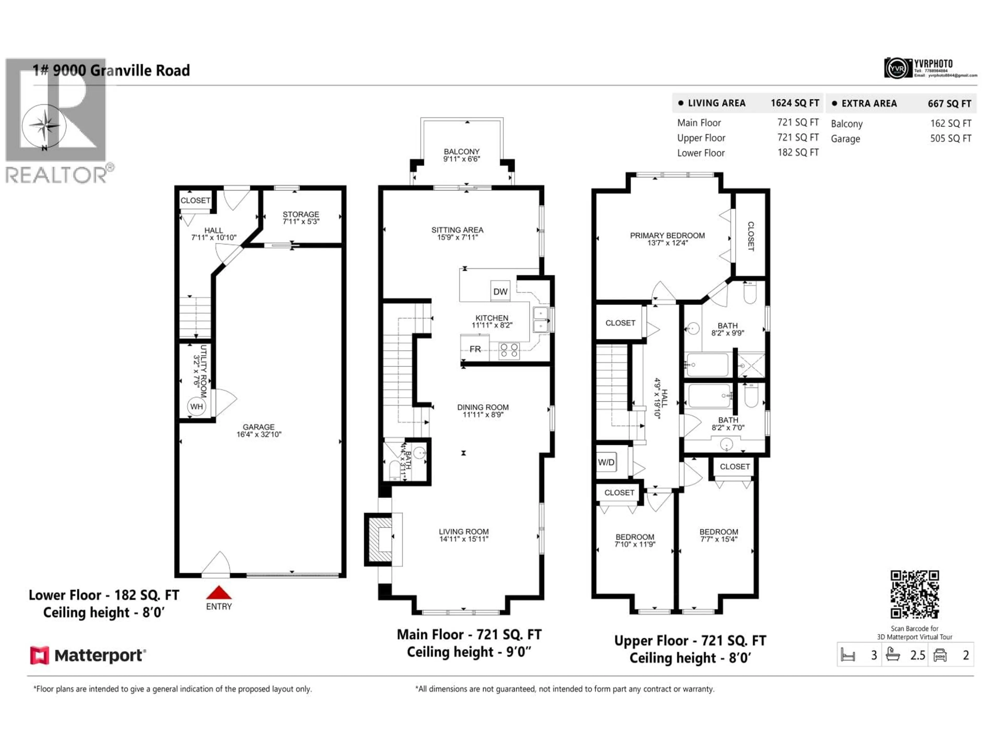 Floor plan for 1 - 9000 GRANVILLE AVENUE, Richmond British Columbia V6Y1P8