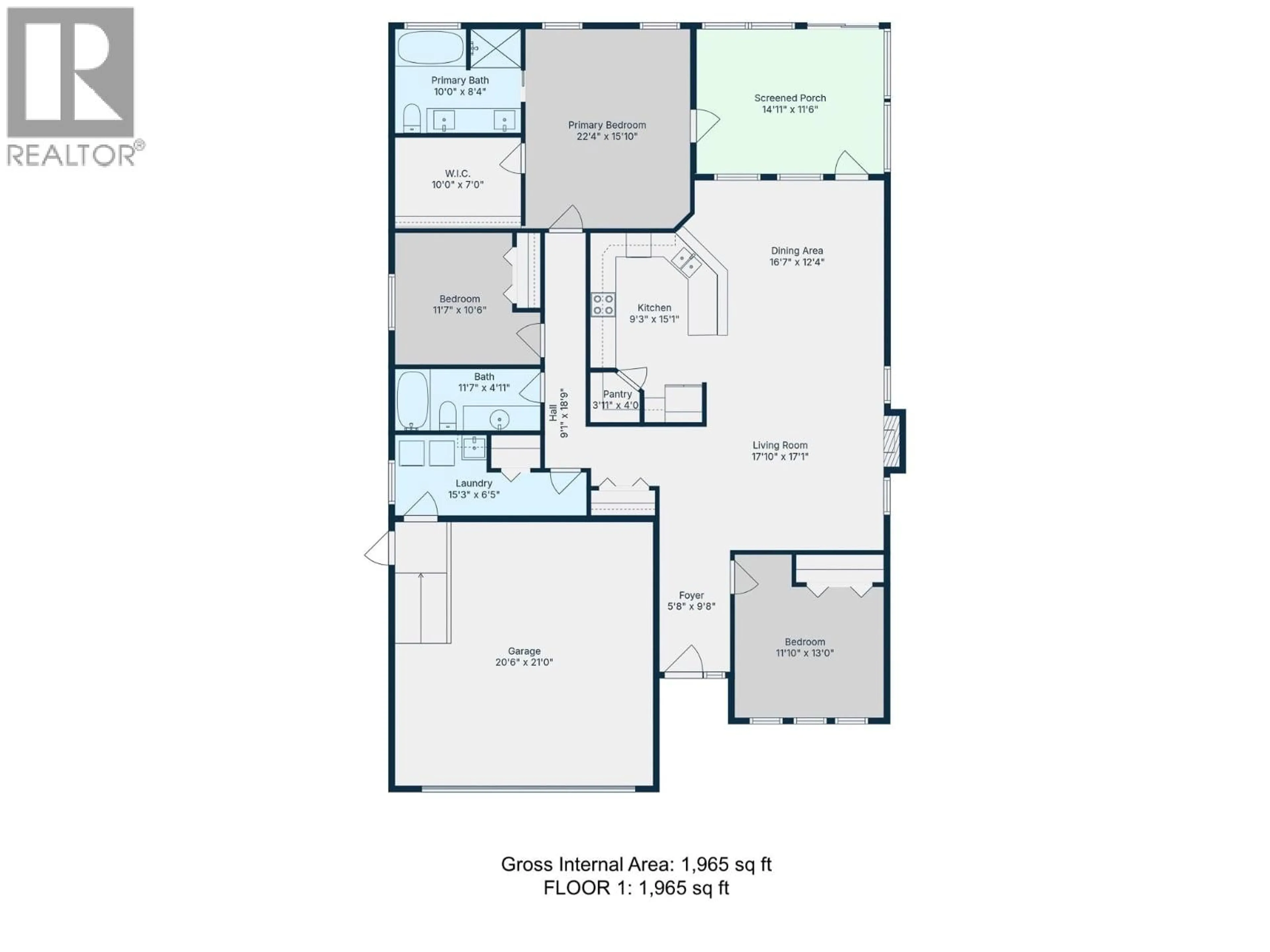 Floor plan for 11719 103A STREET, Fort St. John British Columbia V1J0L4