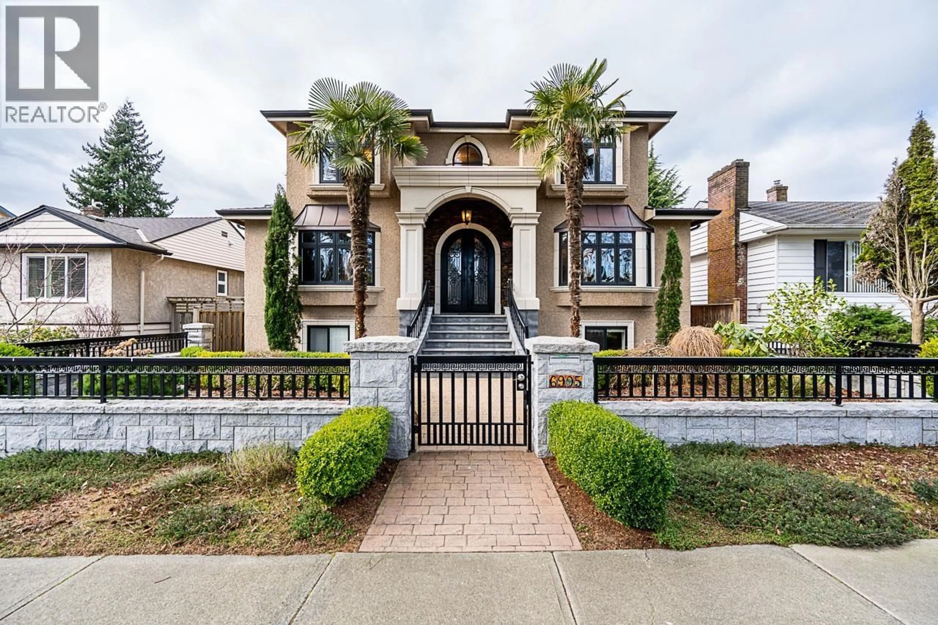 Home with brick exterior material, street for 6907 TYNE STREET, Vancouver British Columbia V5S3M4