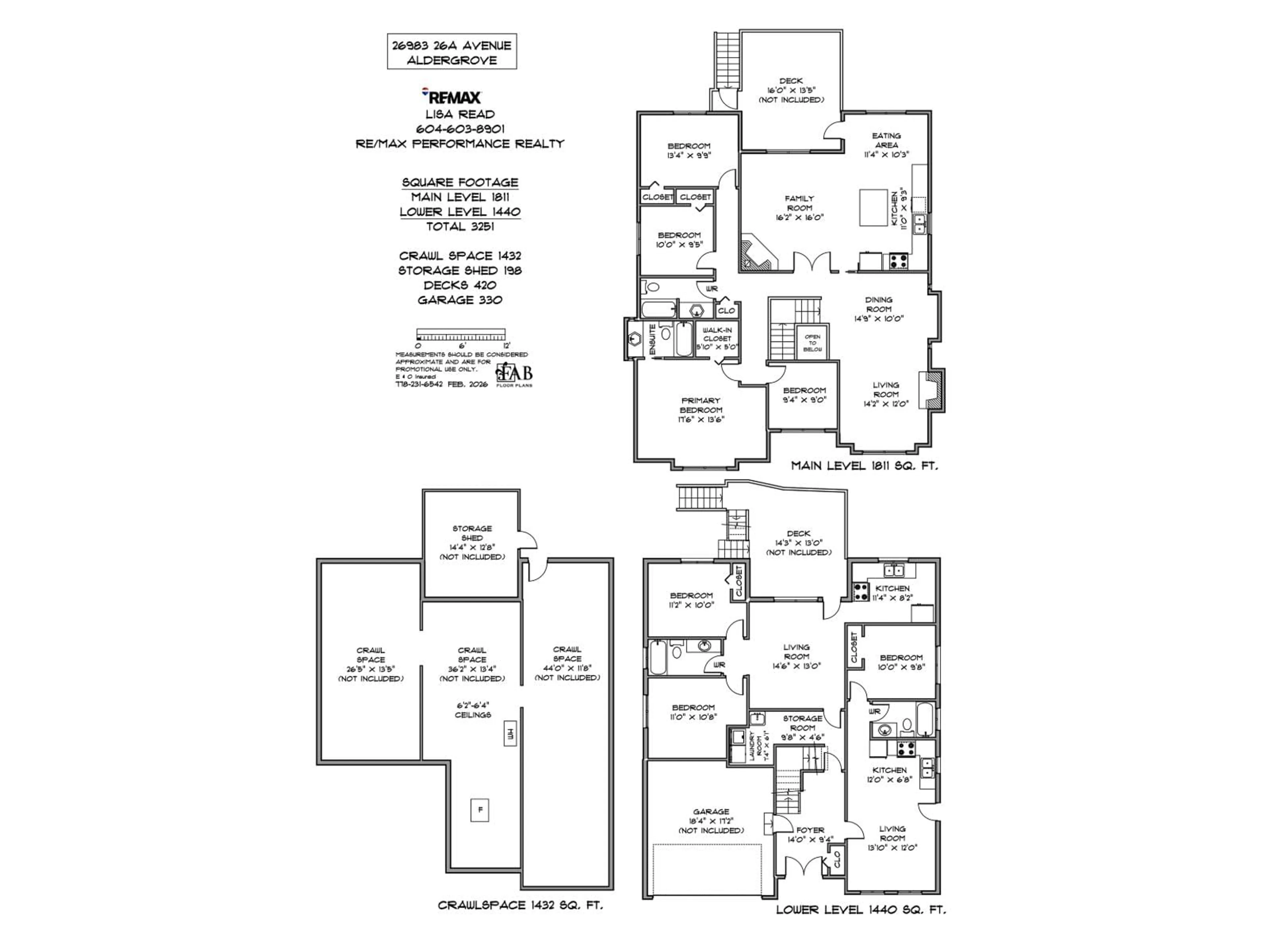 Floor plan for 26983 26A AVENUE, Langley British Columbia V4W3V5