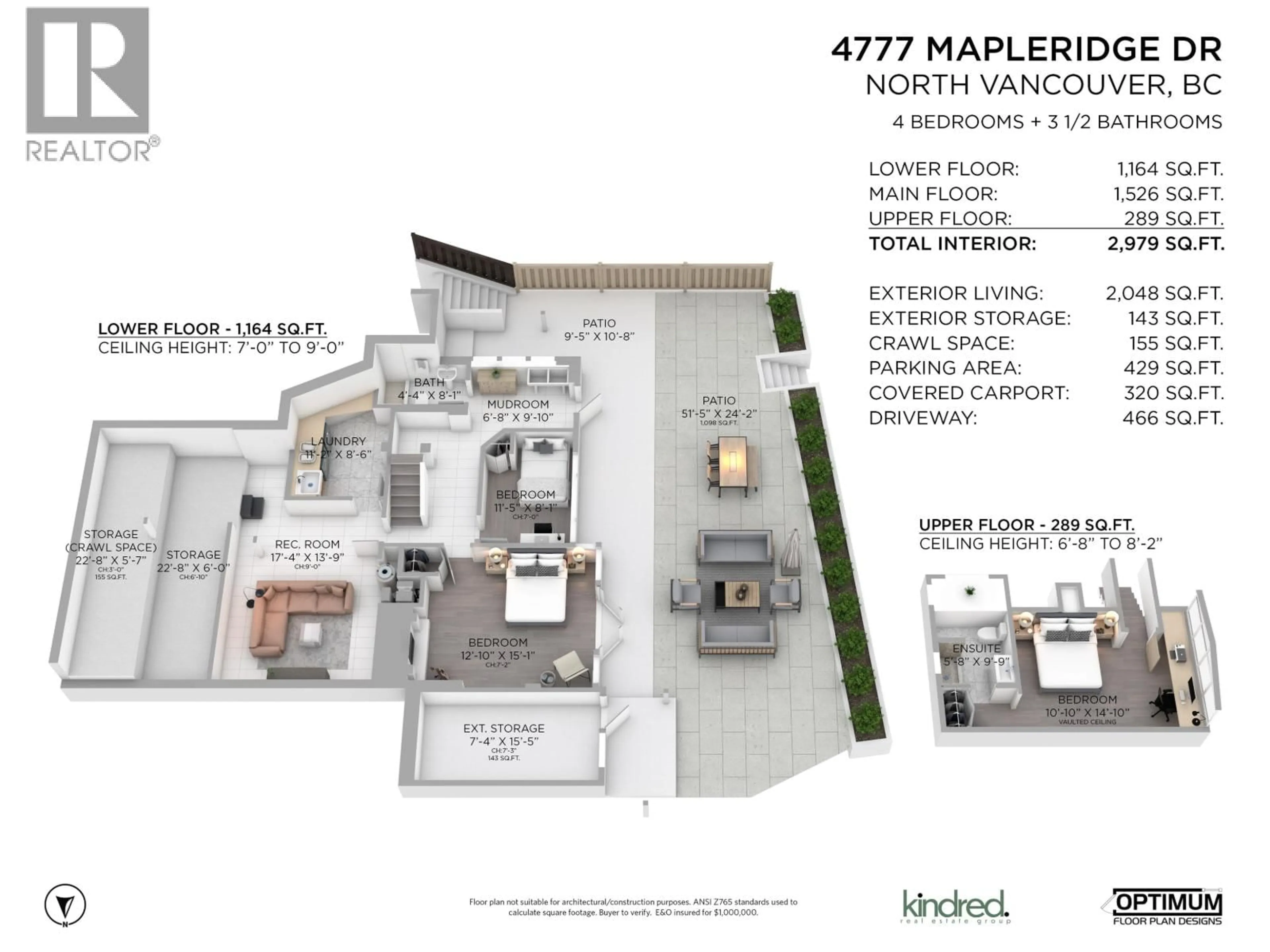 Floor plan for 4777 MAPLERIDGE DRIVE, North Vancouver British Columbia V7R3T6
