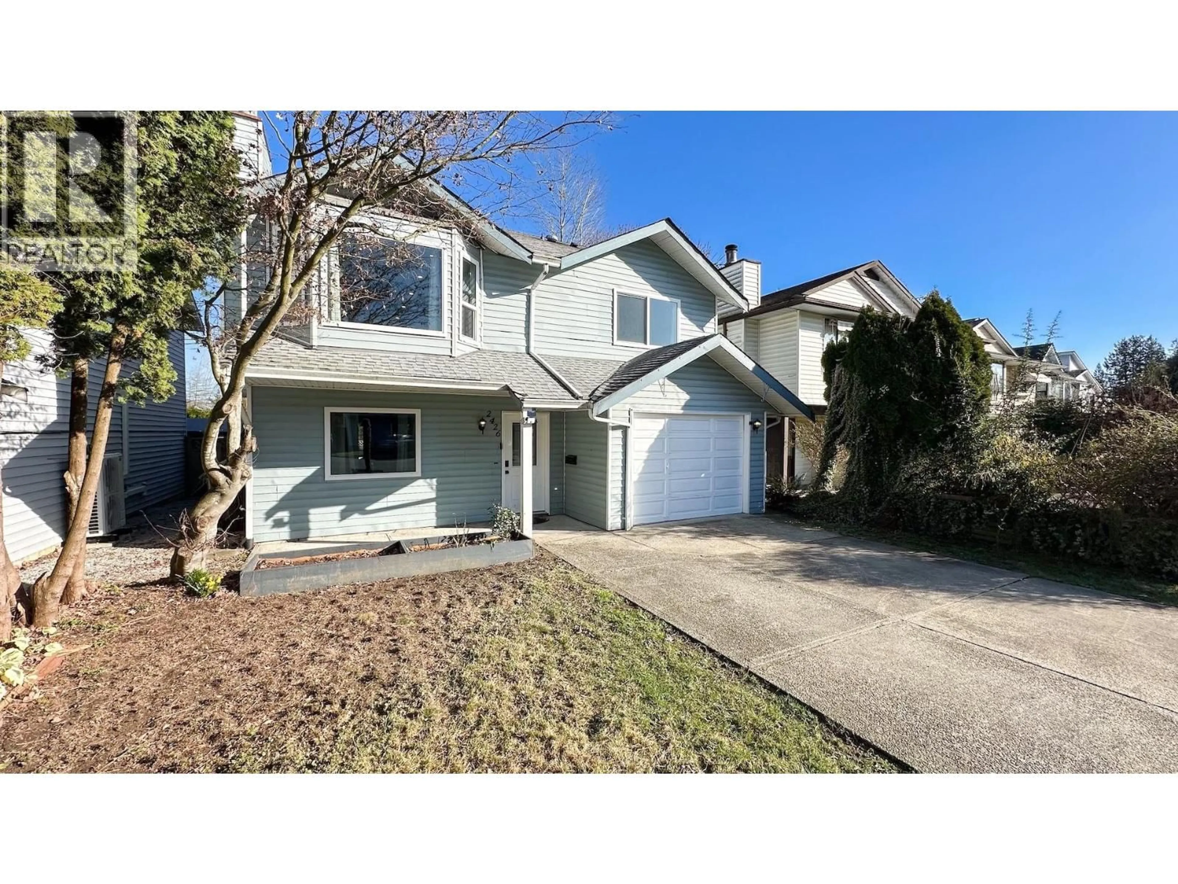 Home with vinyl exterior material, street for 2426 BENNIE PLACE, Port Coquitlam British Columbia V3B7M6