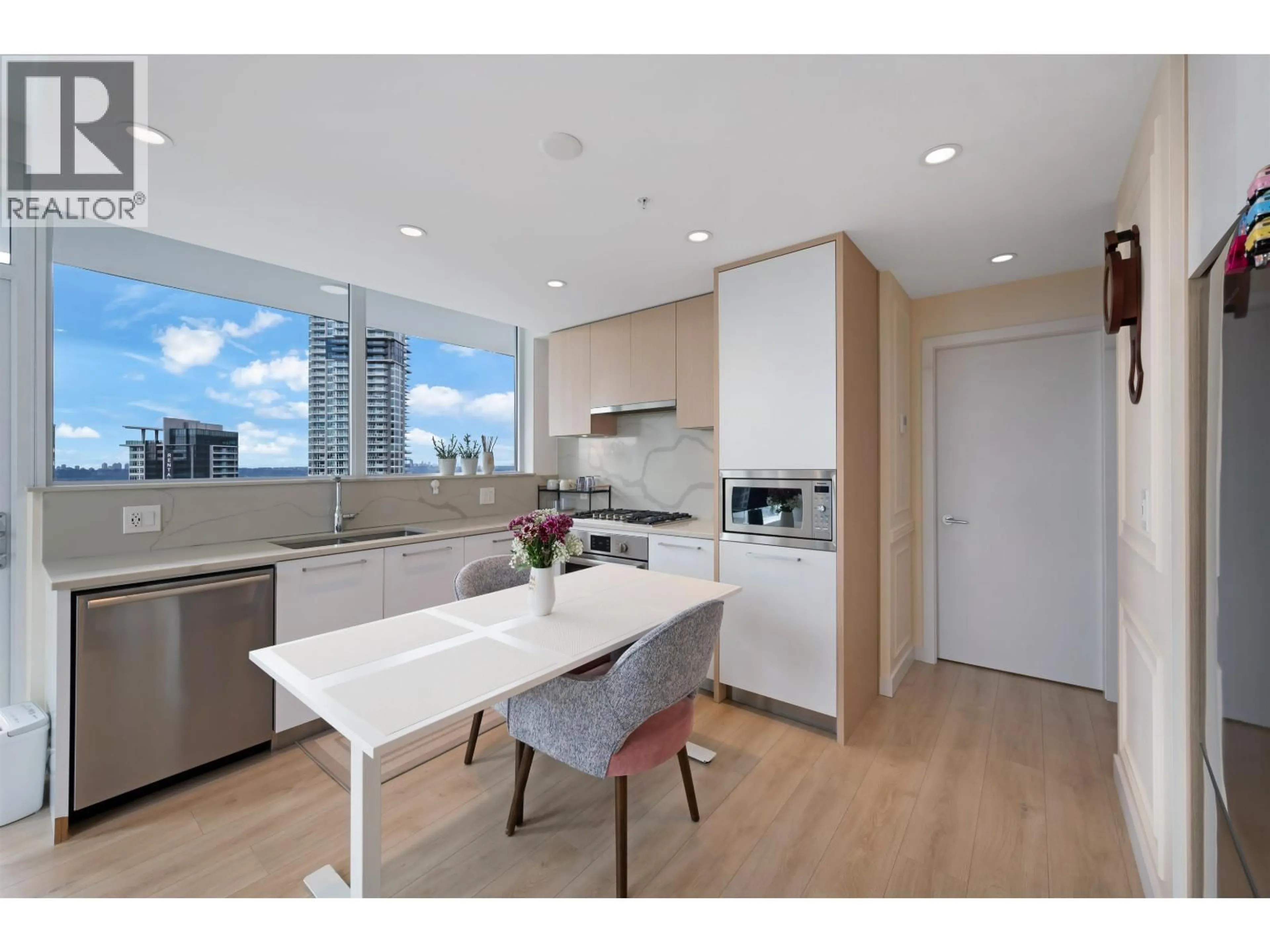 Standard kitchen, wood/laminate floor for 1309 - 567 CLARKE ROAD, Coquitlam British Columbia V3J0K7