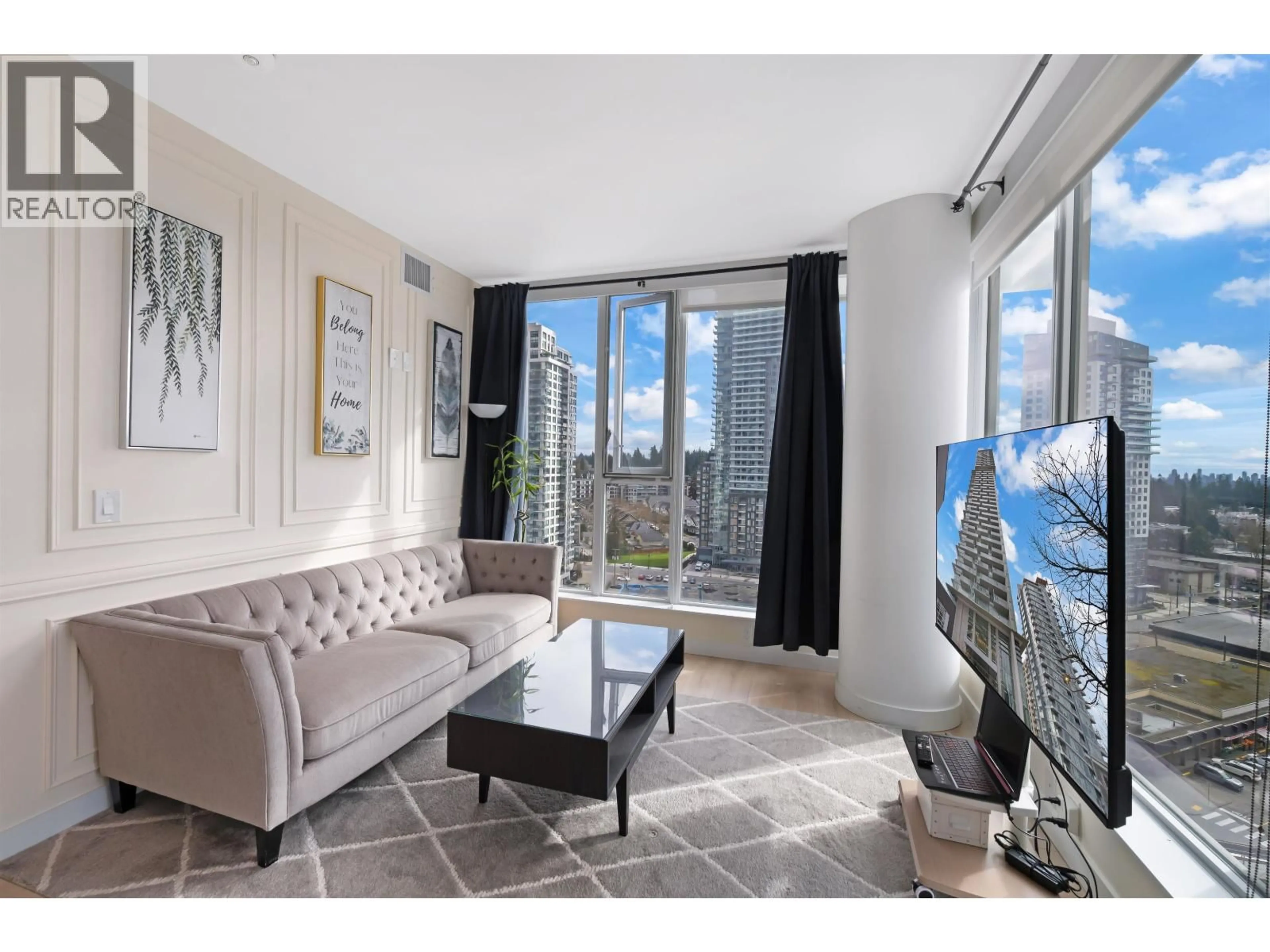 Living room with furniture, unknown for 1309 - 567 CLARKE ROAD, Coquitlam British Columbia V3J0K7