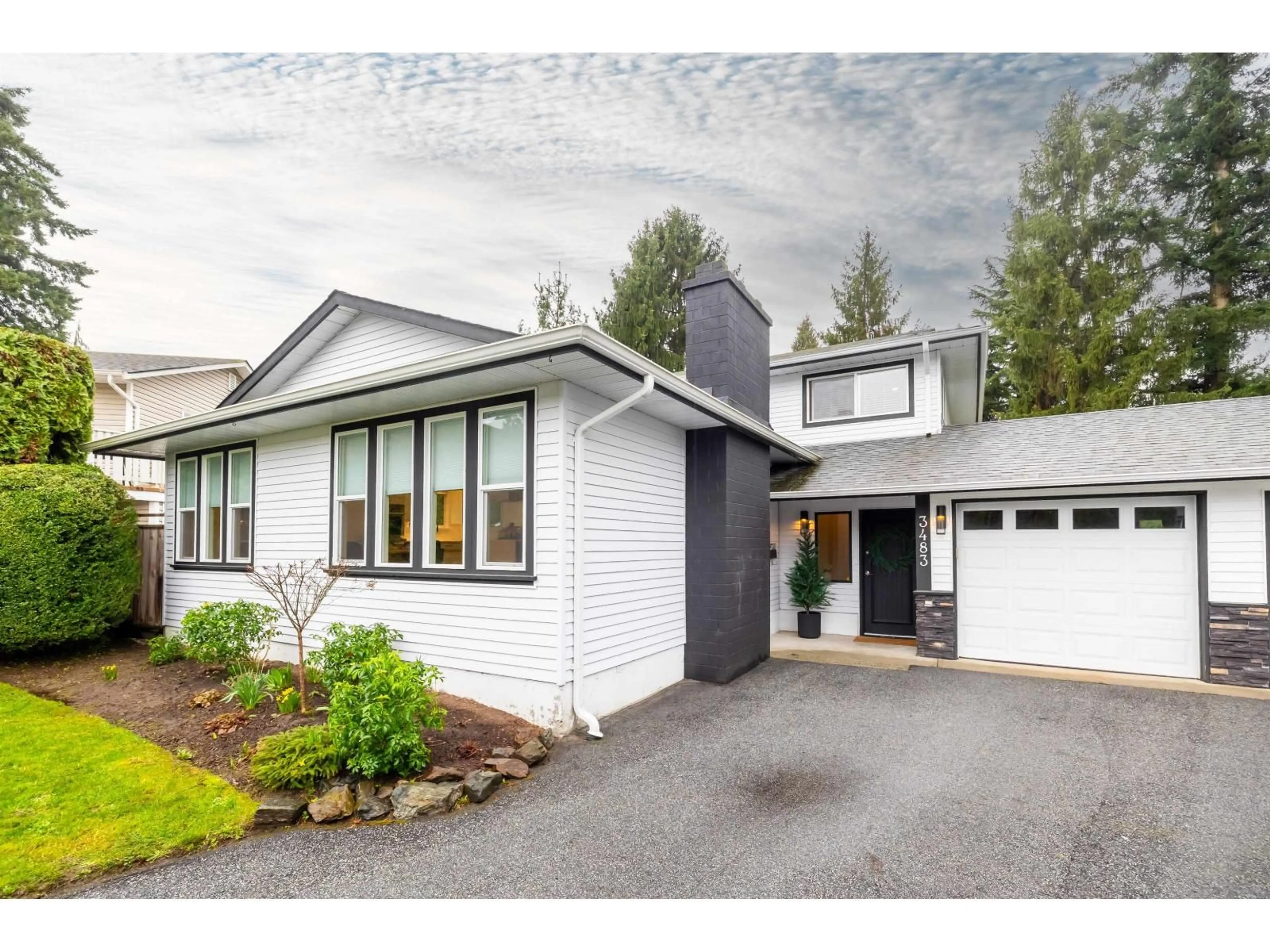 Home with vinyl exterior material, street for 3483 197 STREET, Langley British Columbia V3A7C4