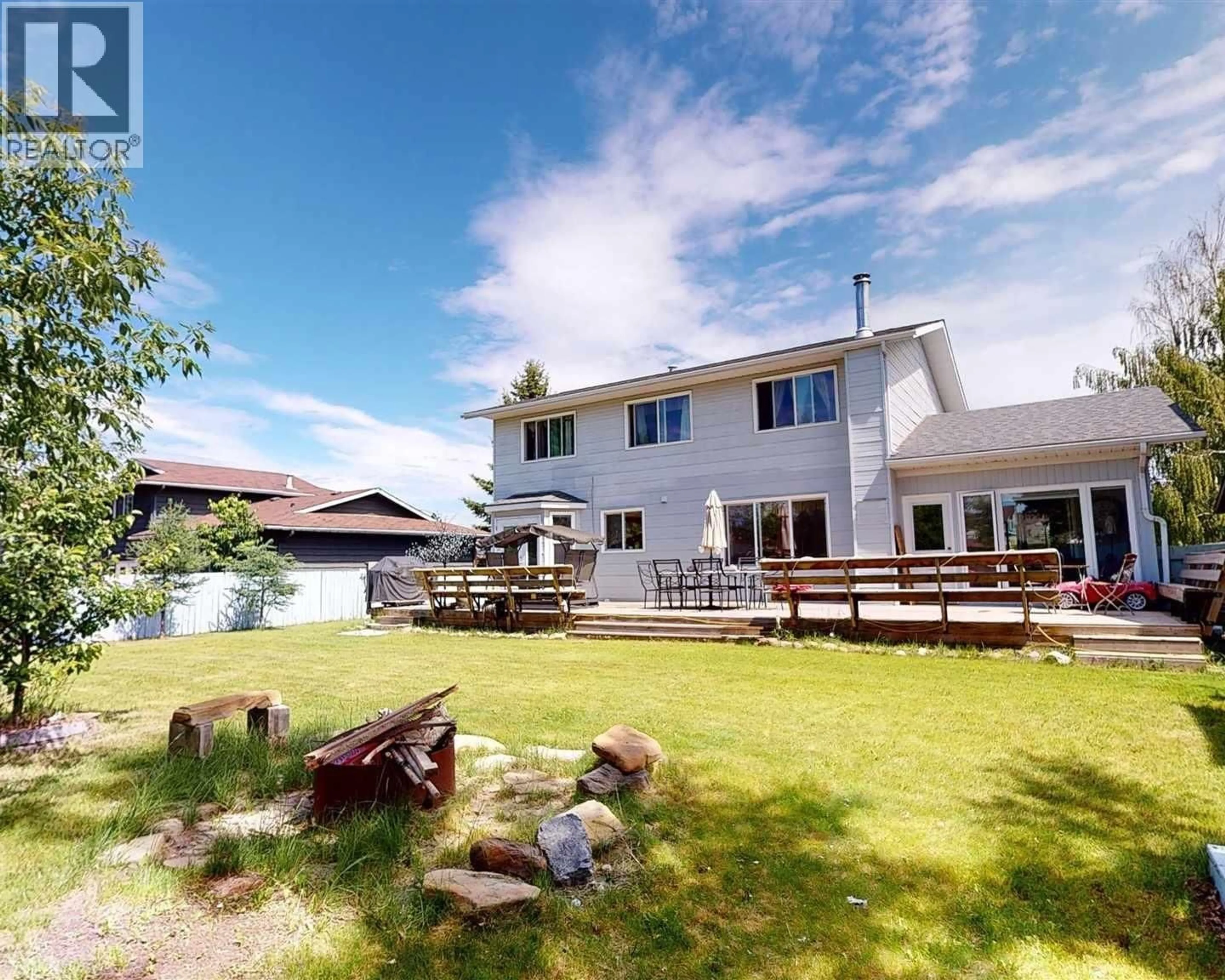 A pic from outside/outdoor area/front of a property/back of a property/a pic from drone, water/lake/river/ocean view for 10608 104 STREET, Fort St. John British Columbia V1J5C4