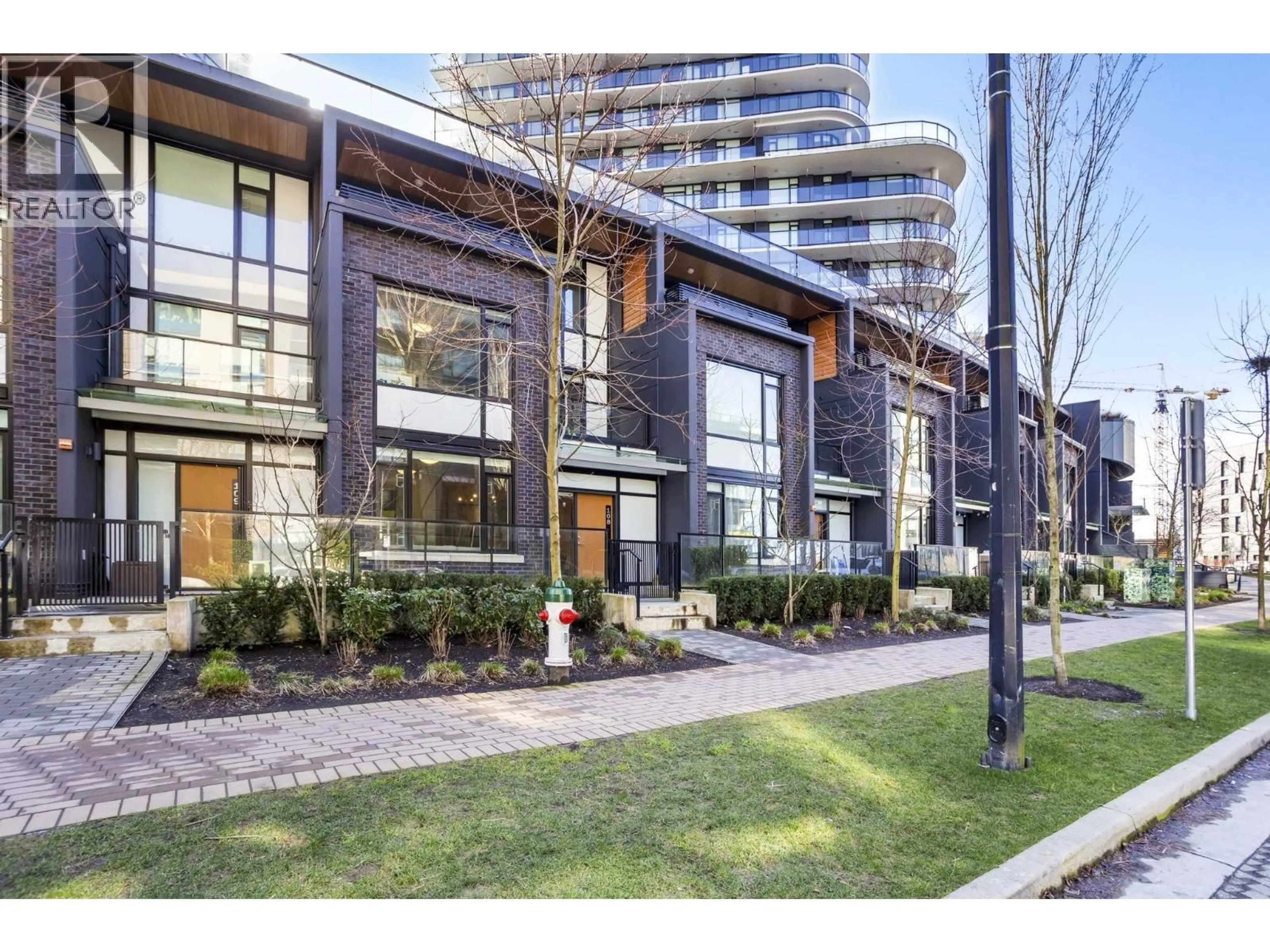 Patio, street for 108 - 8761 UNIVERSITY CRESCENT, Burnaby British Columbia V5A4Y8