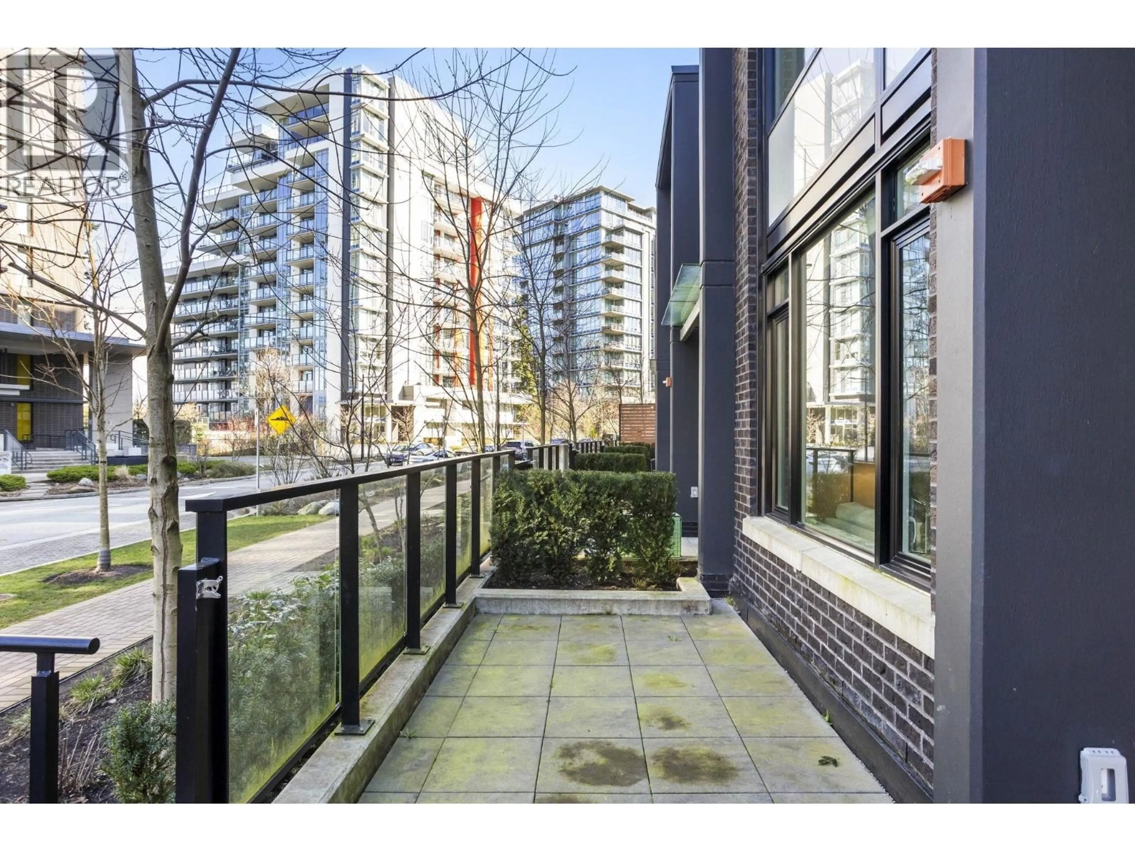 Patio, street for 108 - 8761 UNIVERSITY CRESCENT, Burnaby British Columbia V5A4Y8