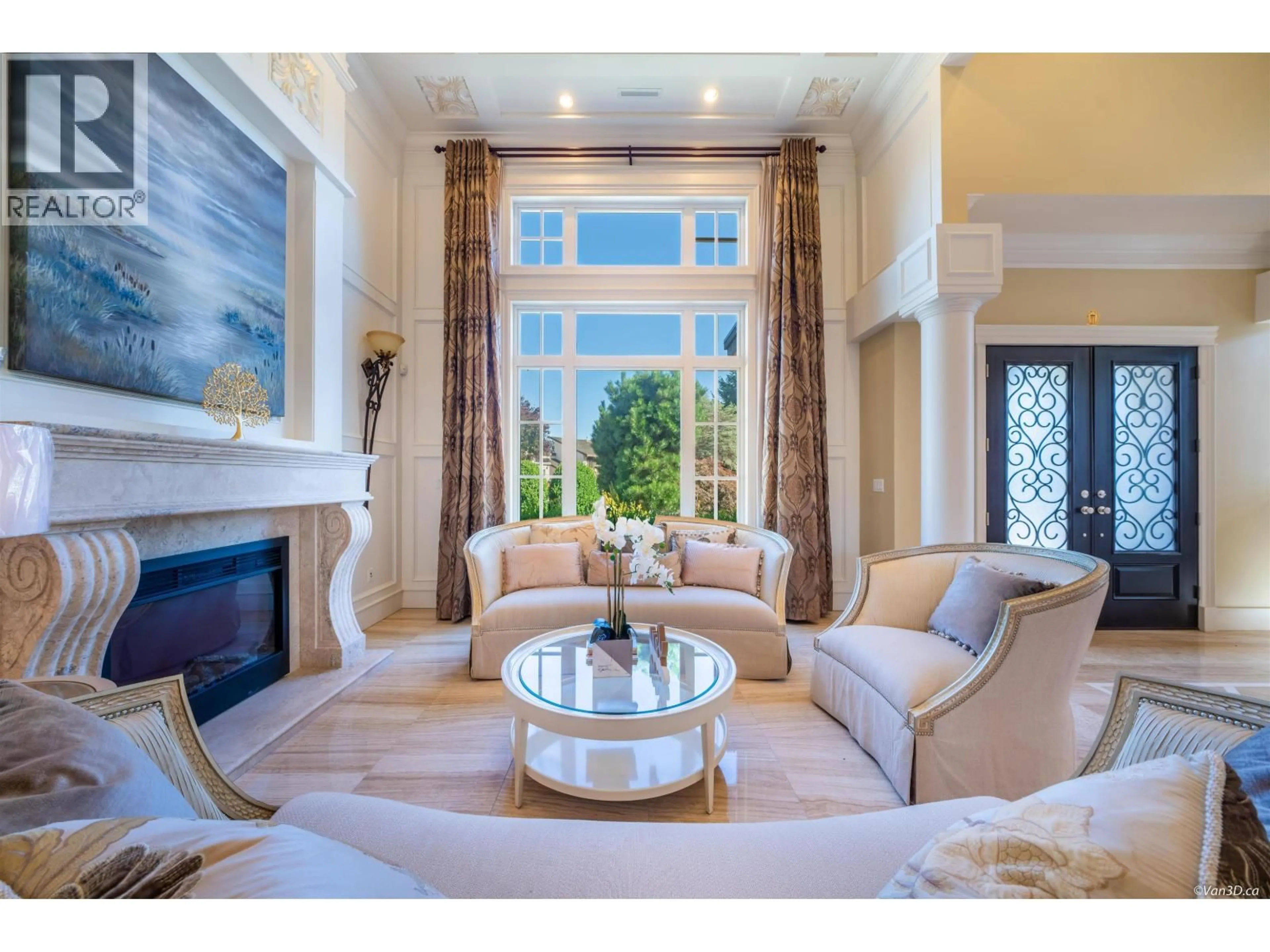 Living room with furniture, unknown for 7591 BARKERVILLE COURT, Richmond British Columbia V7A1K8