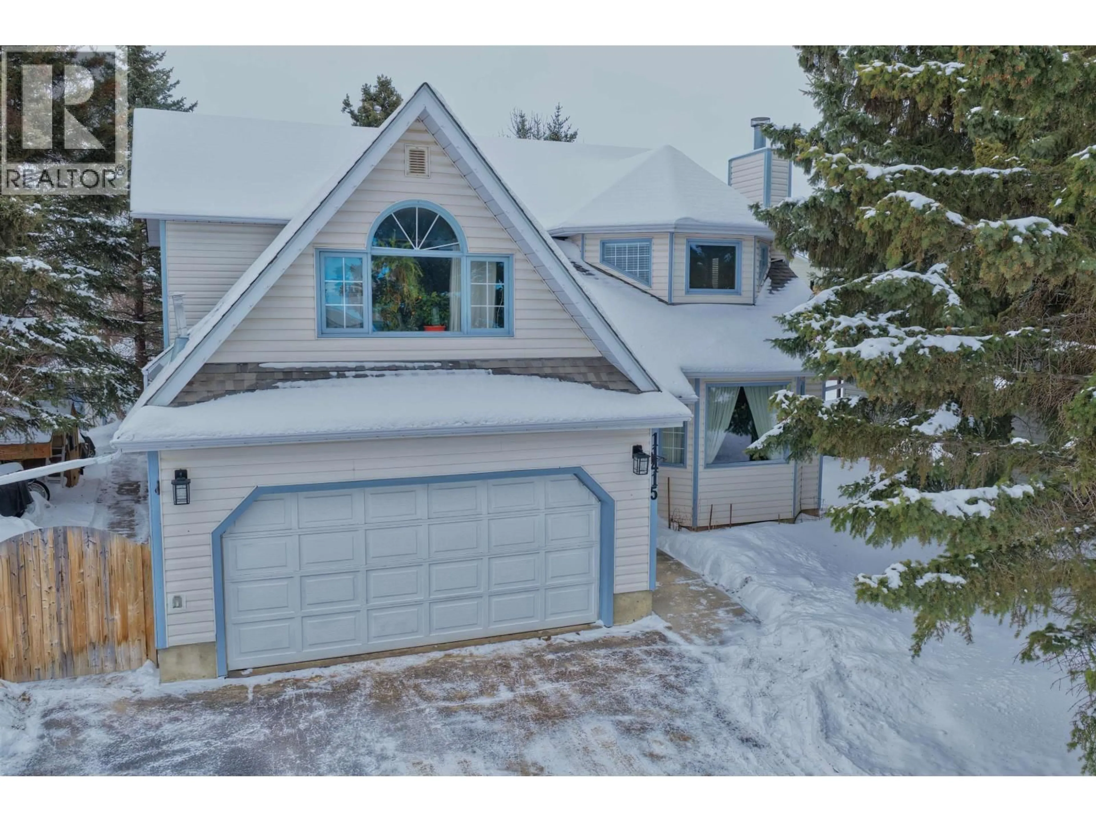 A pic from outside/outdoor area/front of a property/back of a property/a pic from drone, street for 11415 92 STREET, Fort St. John British Columbia V1J5E8