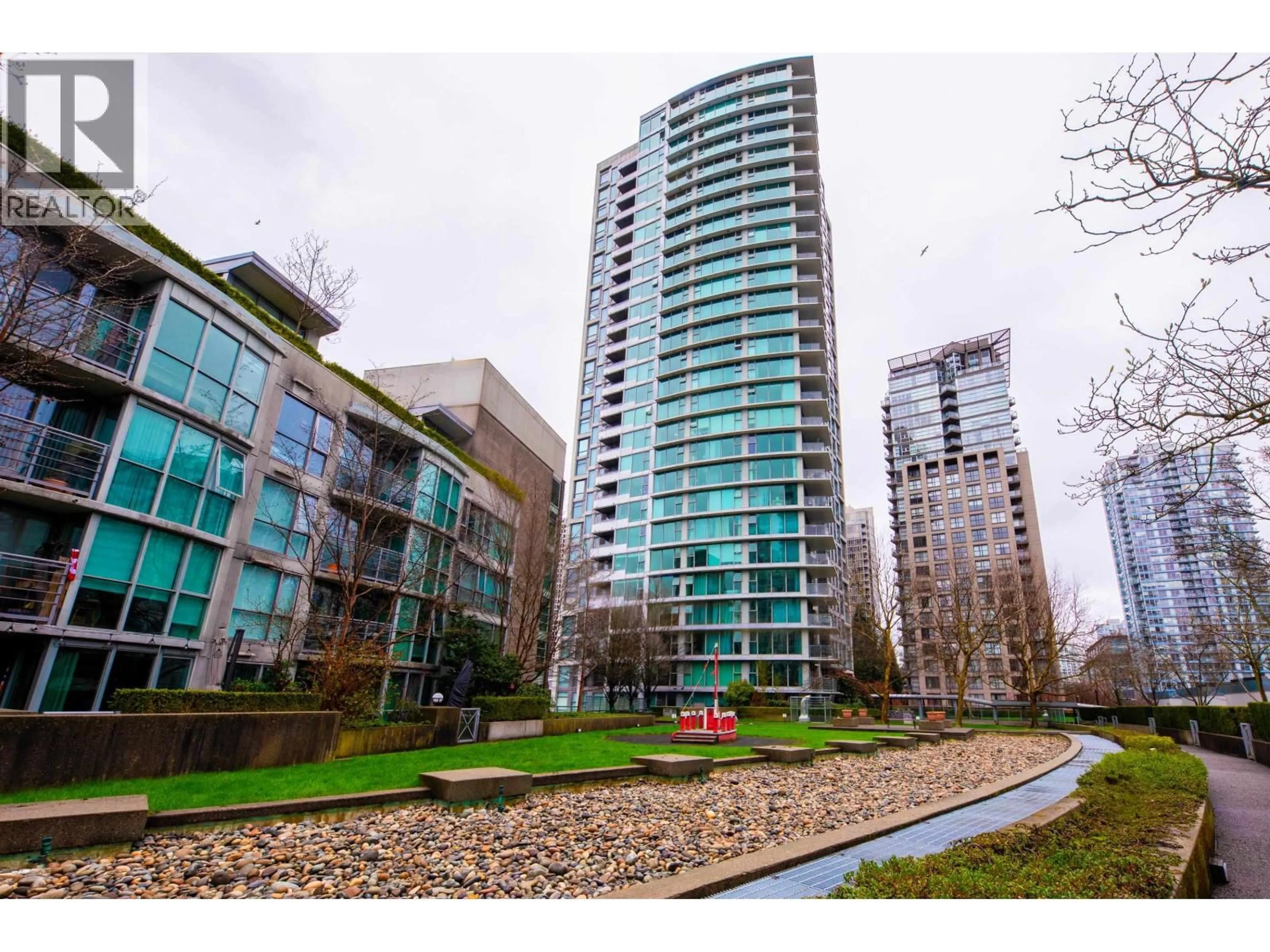 A pic from outside/outdoor area/front of a property/back of a property/a pic from drone, city buildings view from balcony for 1507 - 1008 CAMBIE STREET, Vancouver British Columbia V6B6J7
