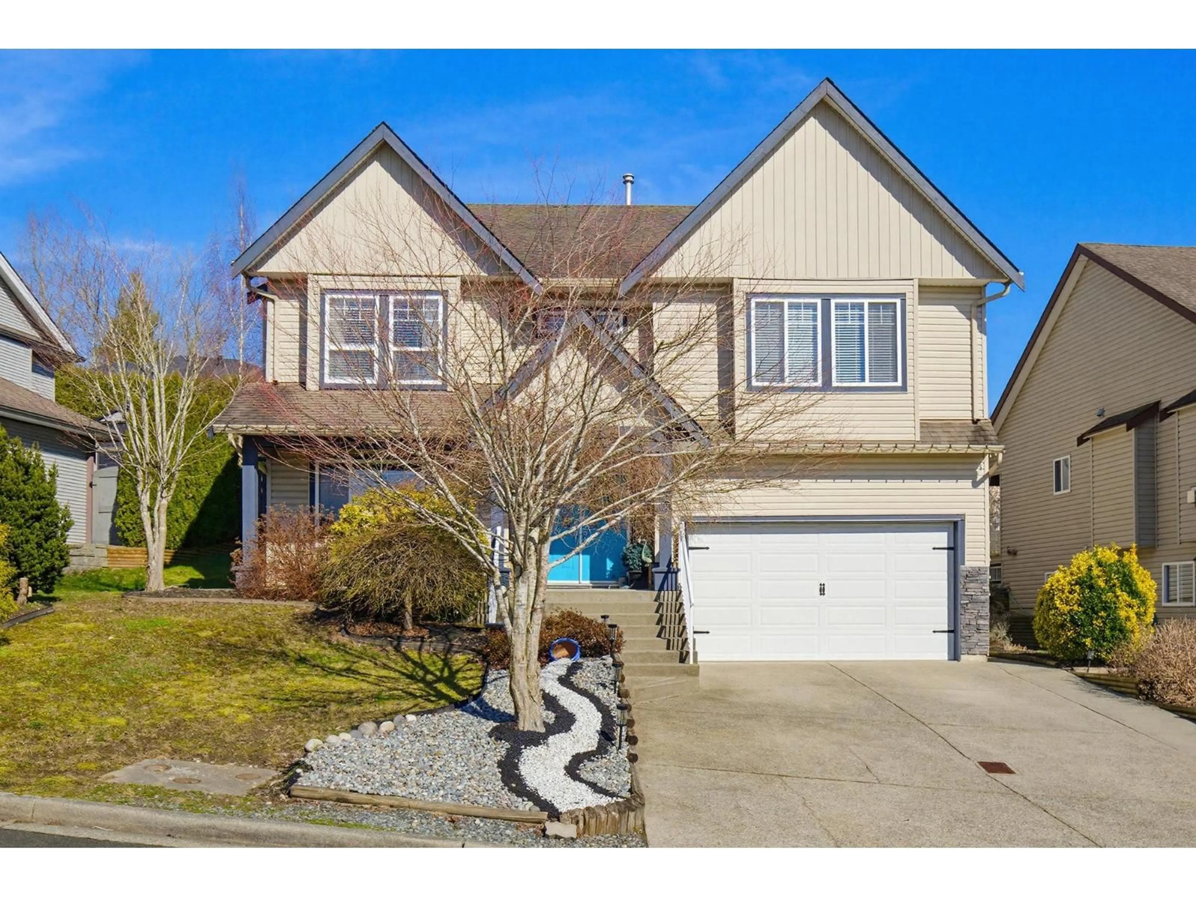 Home with vinyl exterior material, street for 8052 TOPPER DRIVE, Mission British Columbia V2V7A8