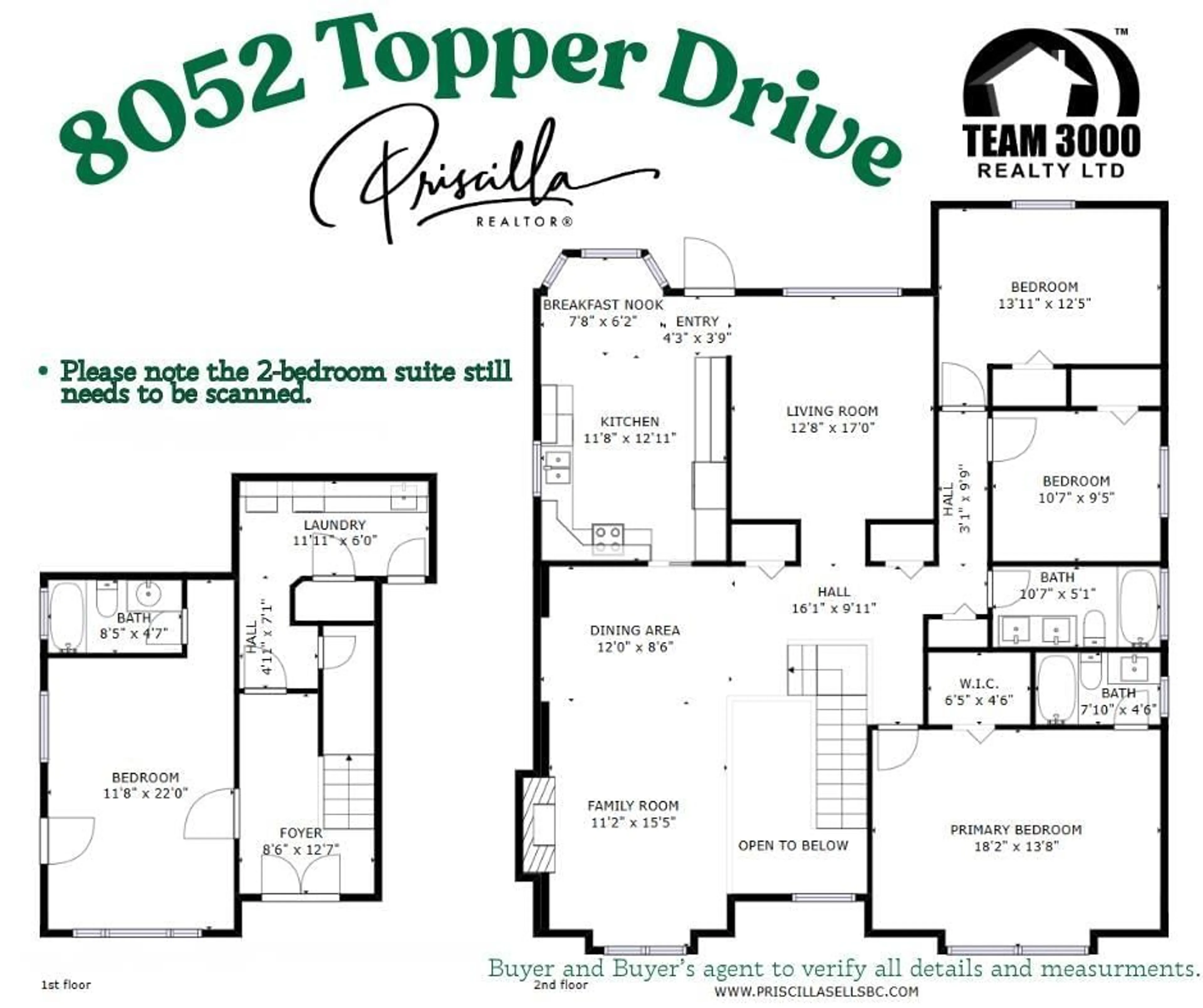 Floor plan for 8052 TOPPER DRIVE, Mission British Columbia V2V7A8