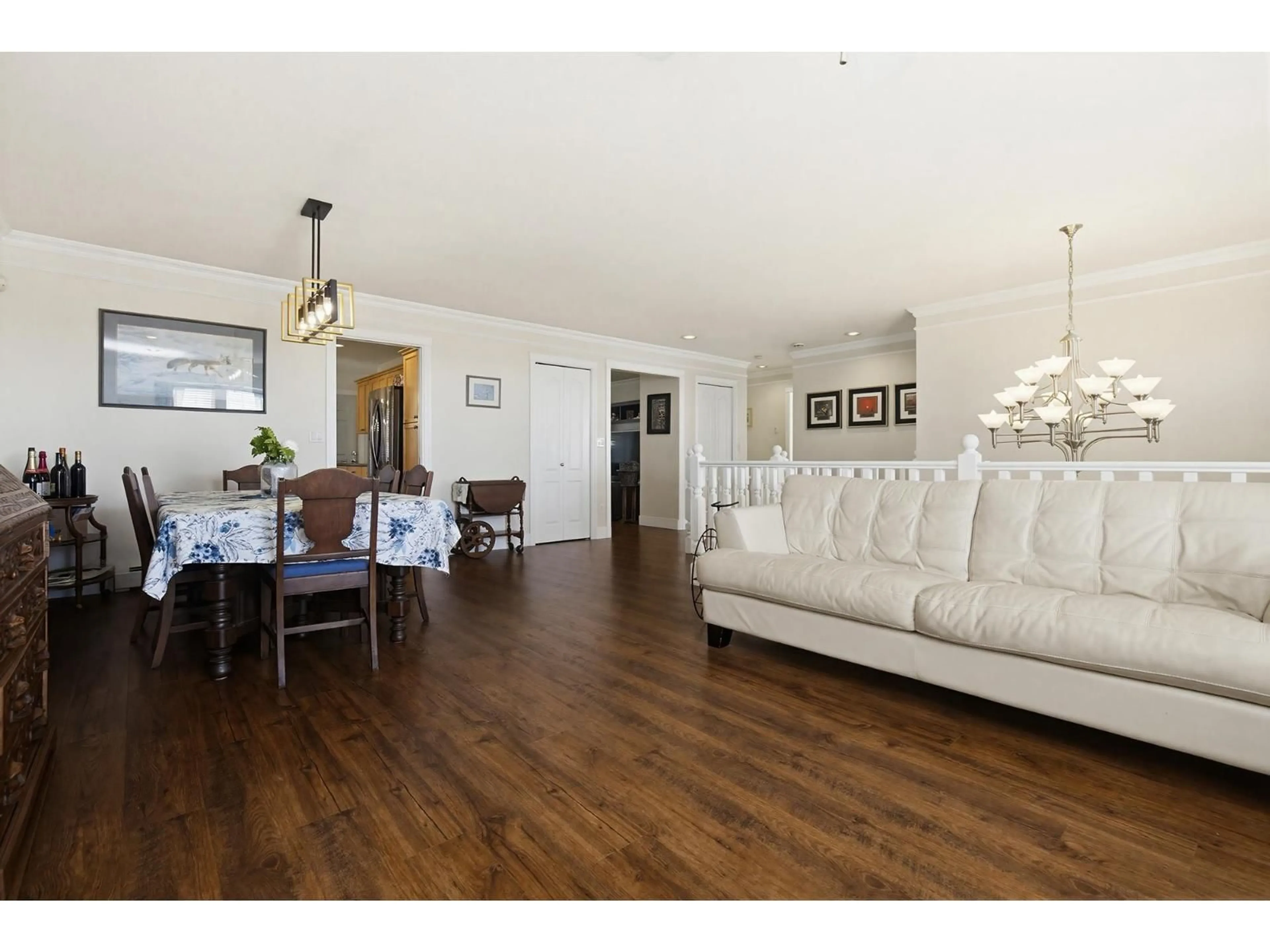 Living room with furniture, wood/laminate floor for 8052 TOPPER DRIVE, Mission British Columbia V2V7A8
