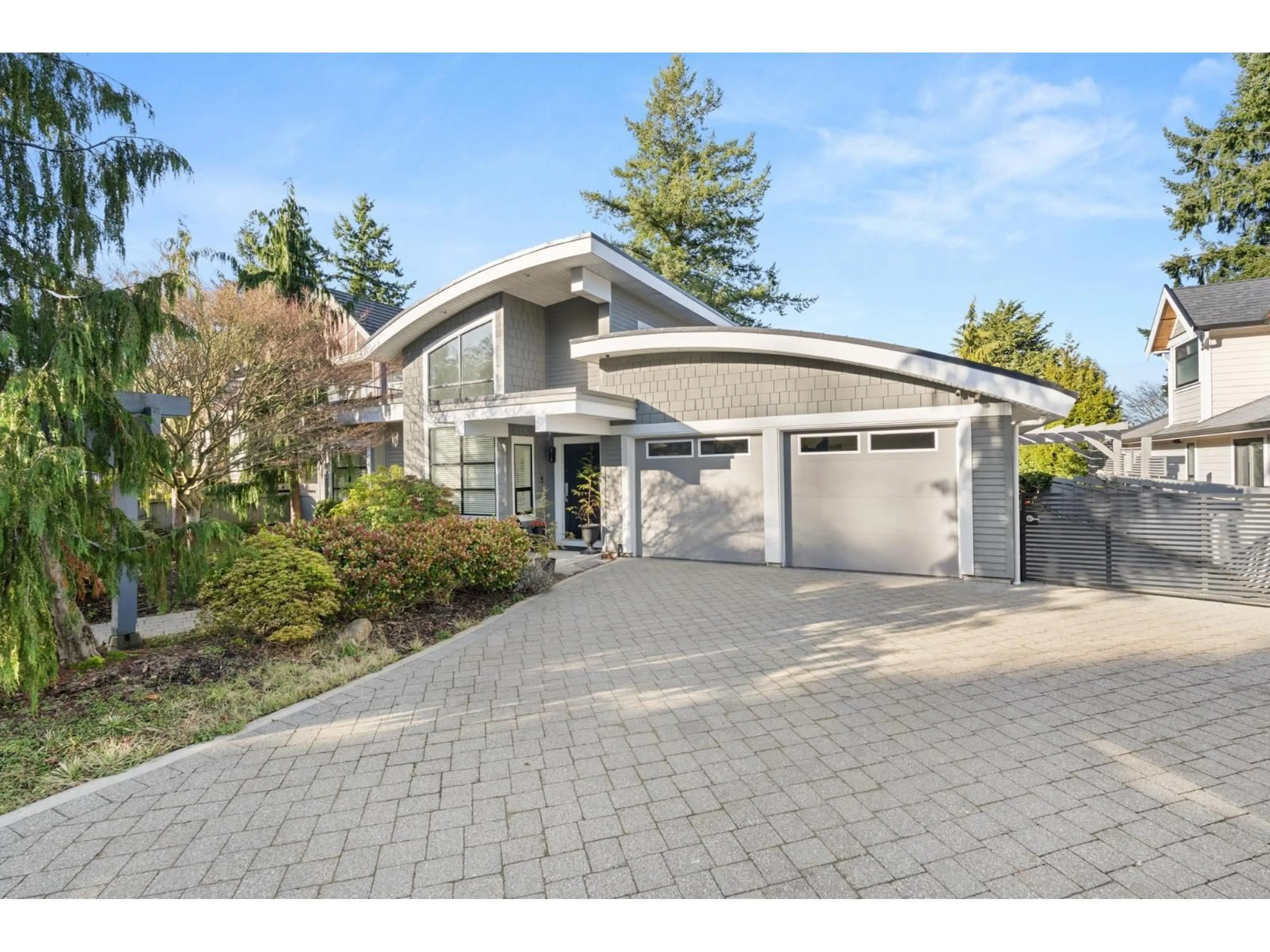 Home with vinyl exterior material, street for 15461 18TH AVENUE, Surrey British Columbia V4A1X1