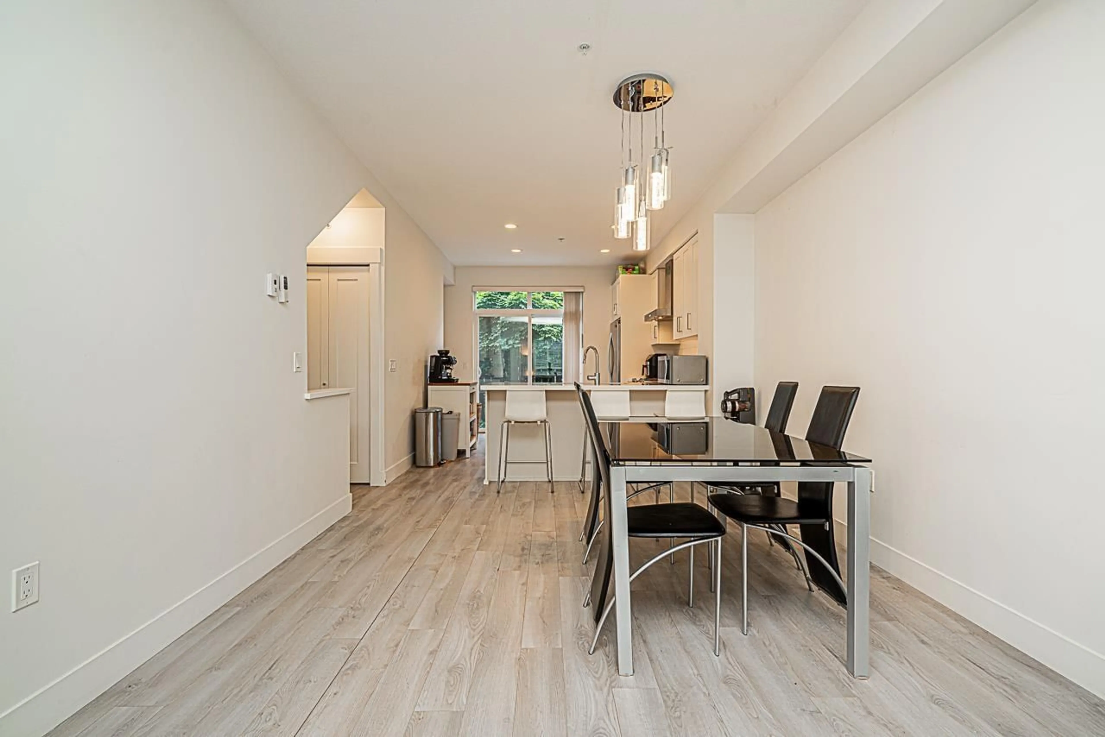 Dining room, wood/laminate floor for 72 - 8570 204 STREET, Langley British Columbia V2Y0T9