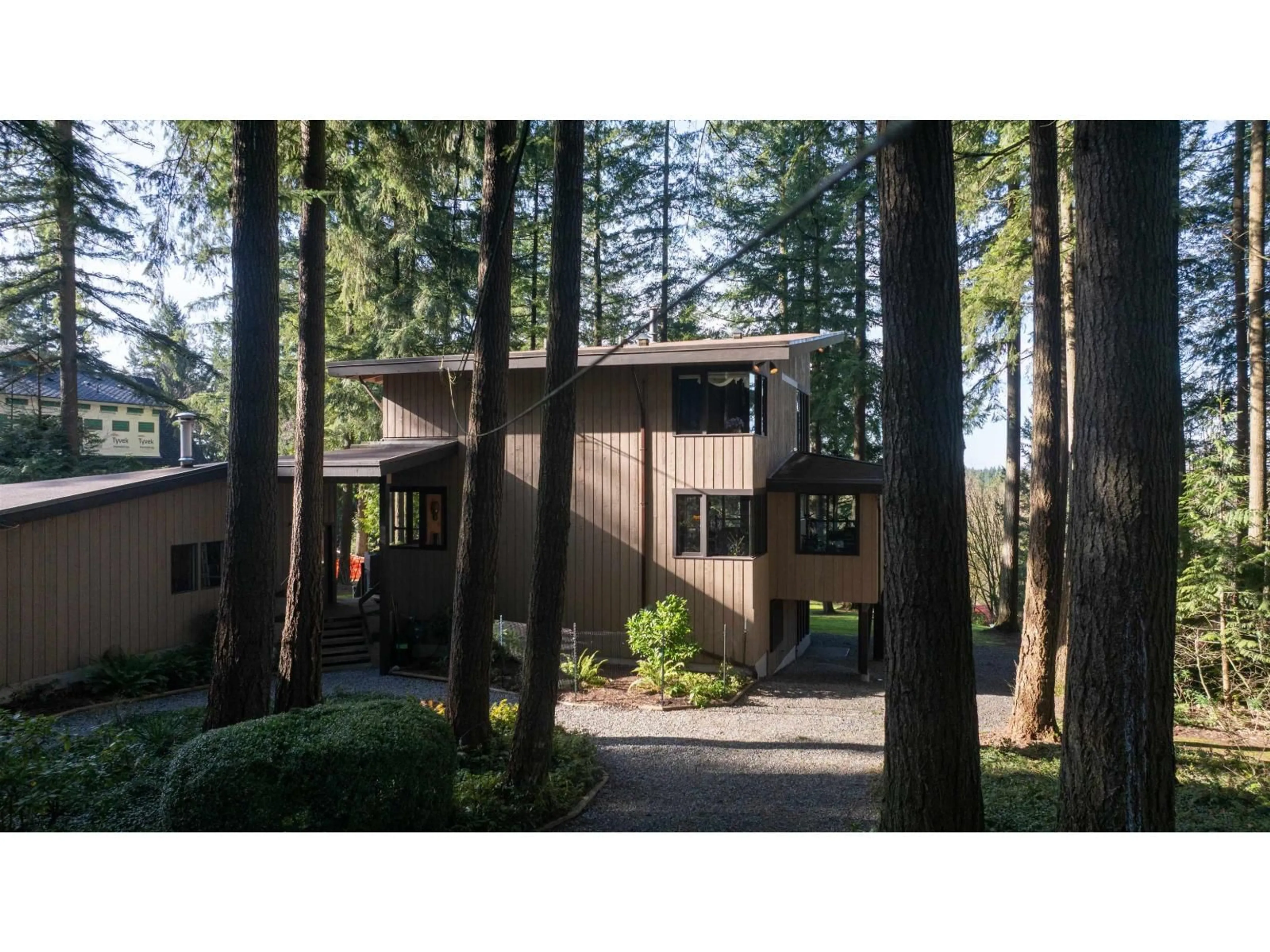 A pic from outside/outdoor area/front of a property/back of a property/a pic from drone, forest/trees view for 3177 207A STREET, Langley British Columbia V3A4P5