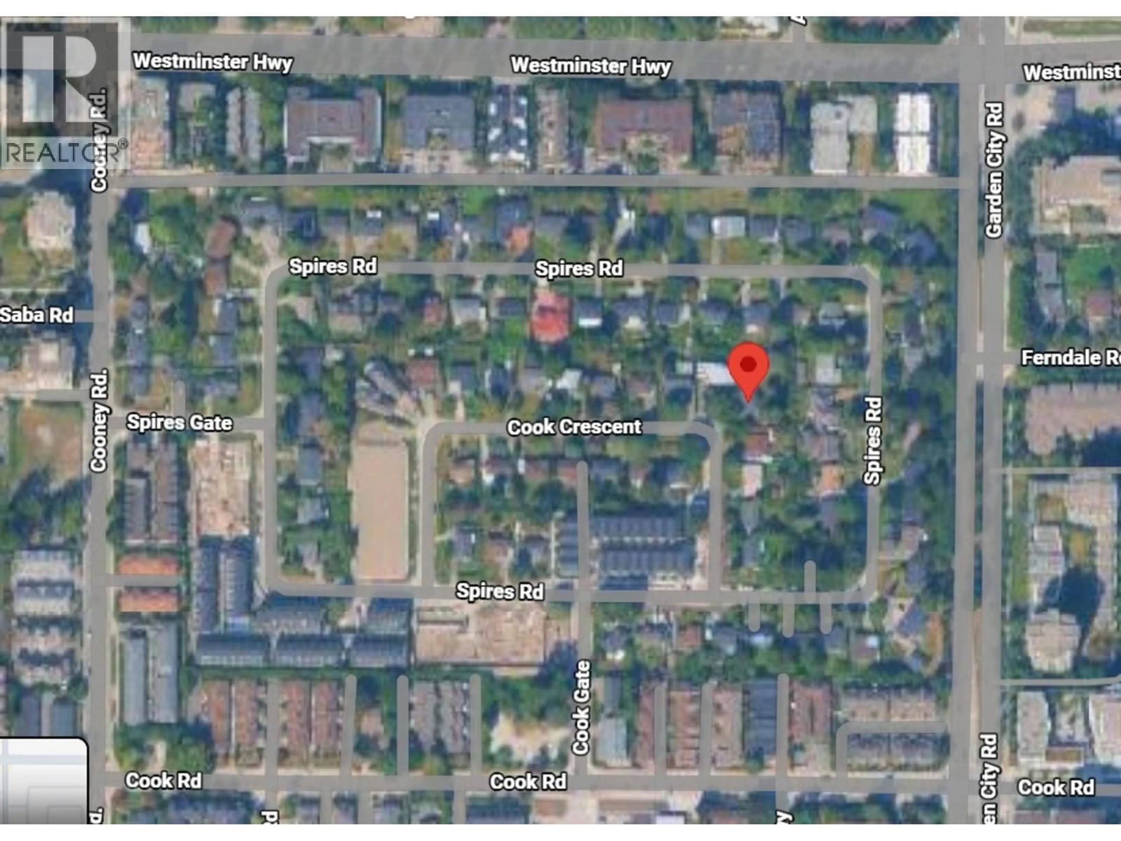 Picture of a map for 8915 COOK CRESCENT, Richmond British Columbia V6Y1X1