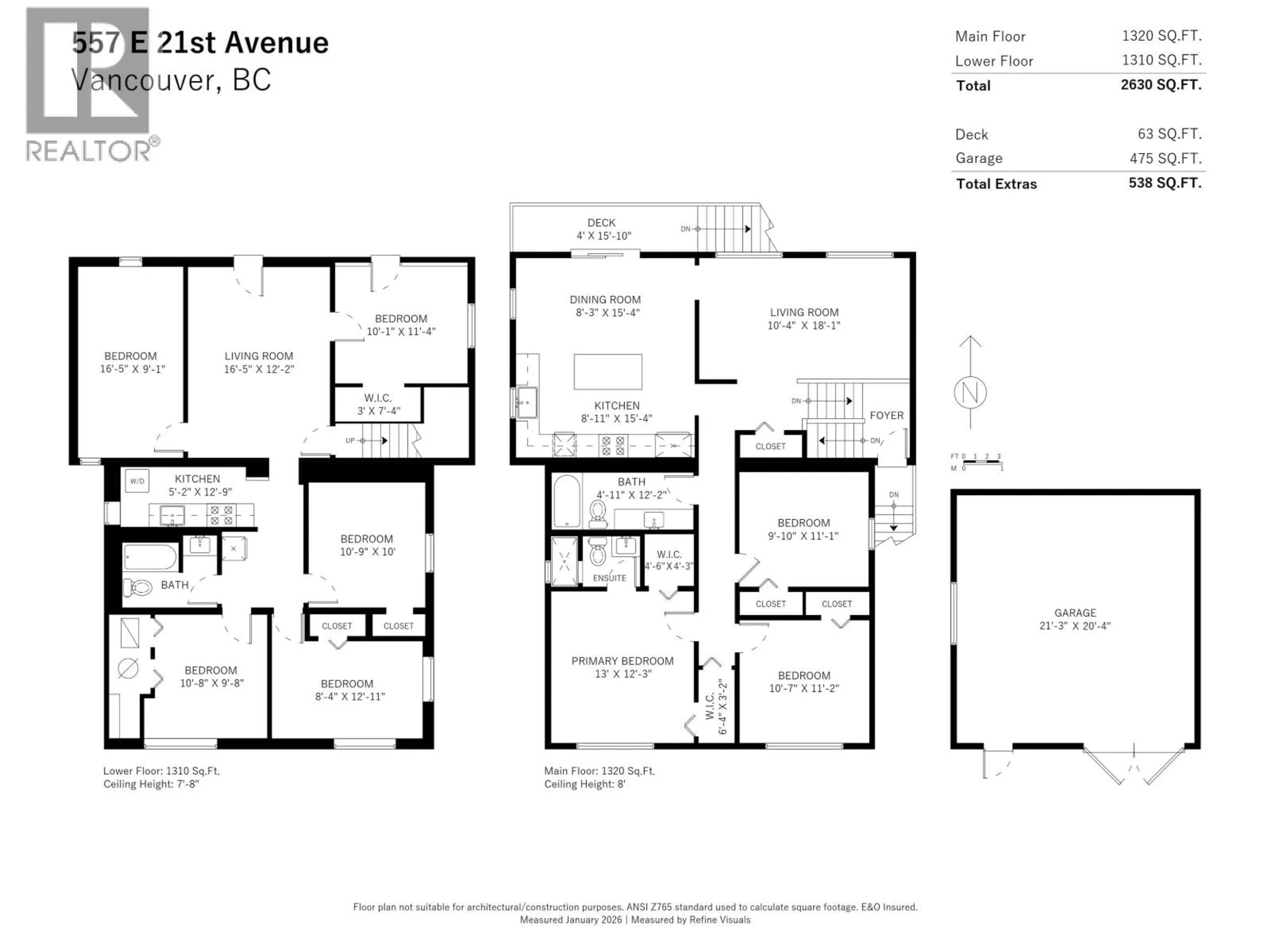Floor plan for 557 21ST AVENUE, Vancouver British Columbia V5V1R5