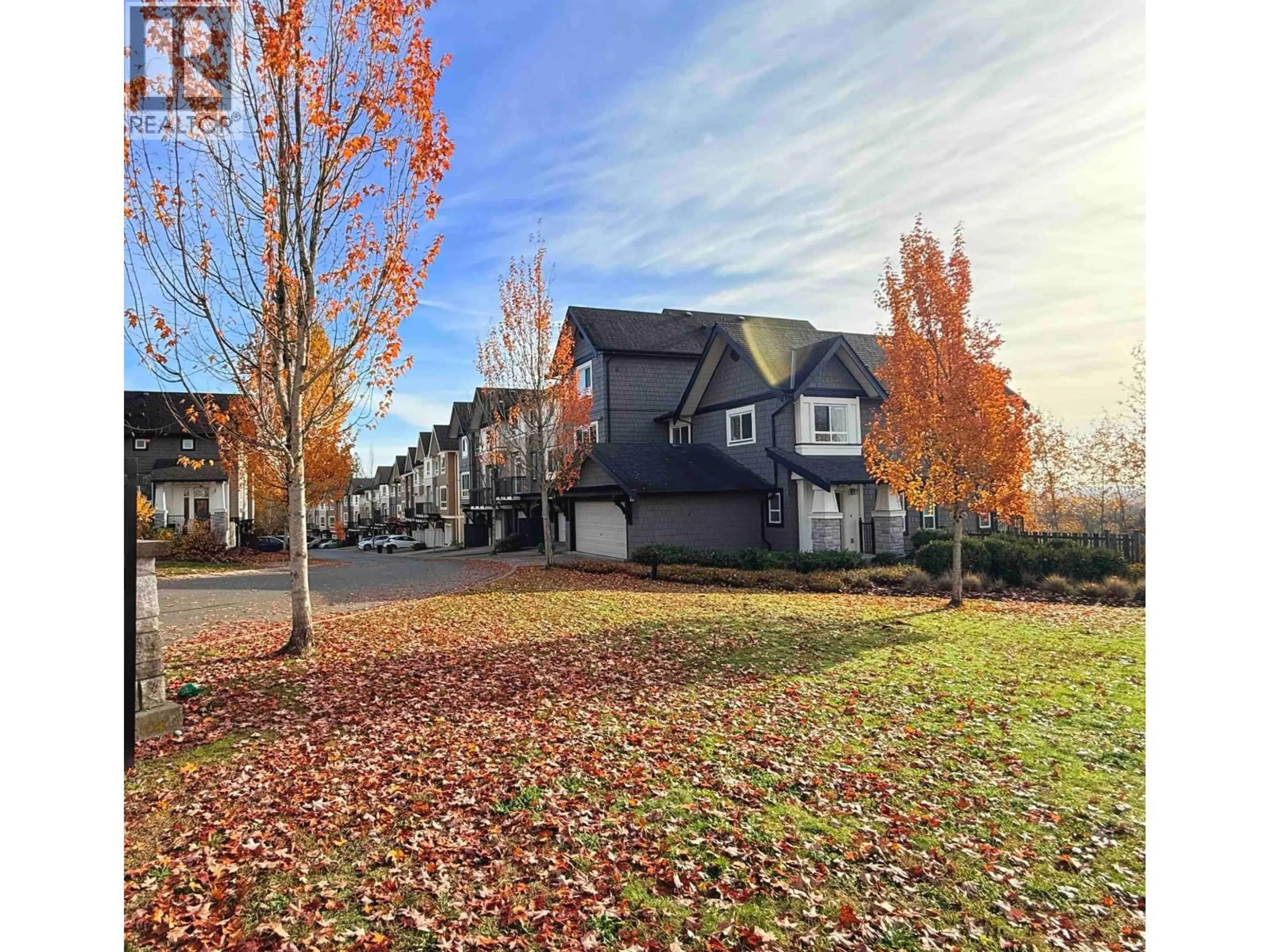A pic from outside/outdoor area/front of a property/back of a property/a pic from drone, street for 46 - 1295 SOBALL STREET, Coquitlam British Columbia V3E0G9