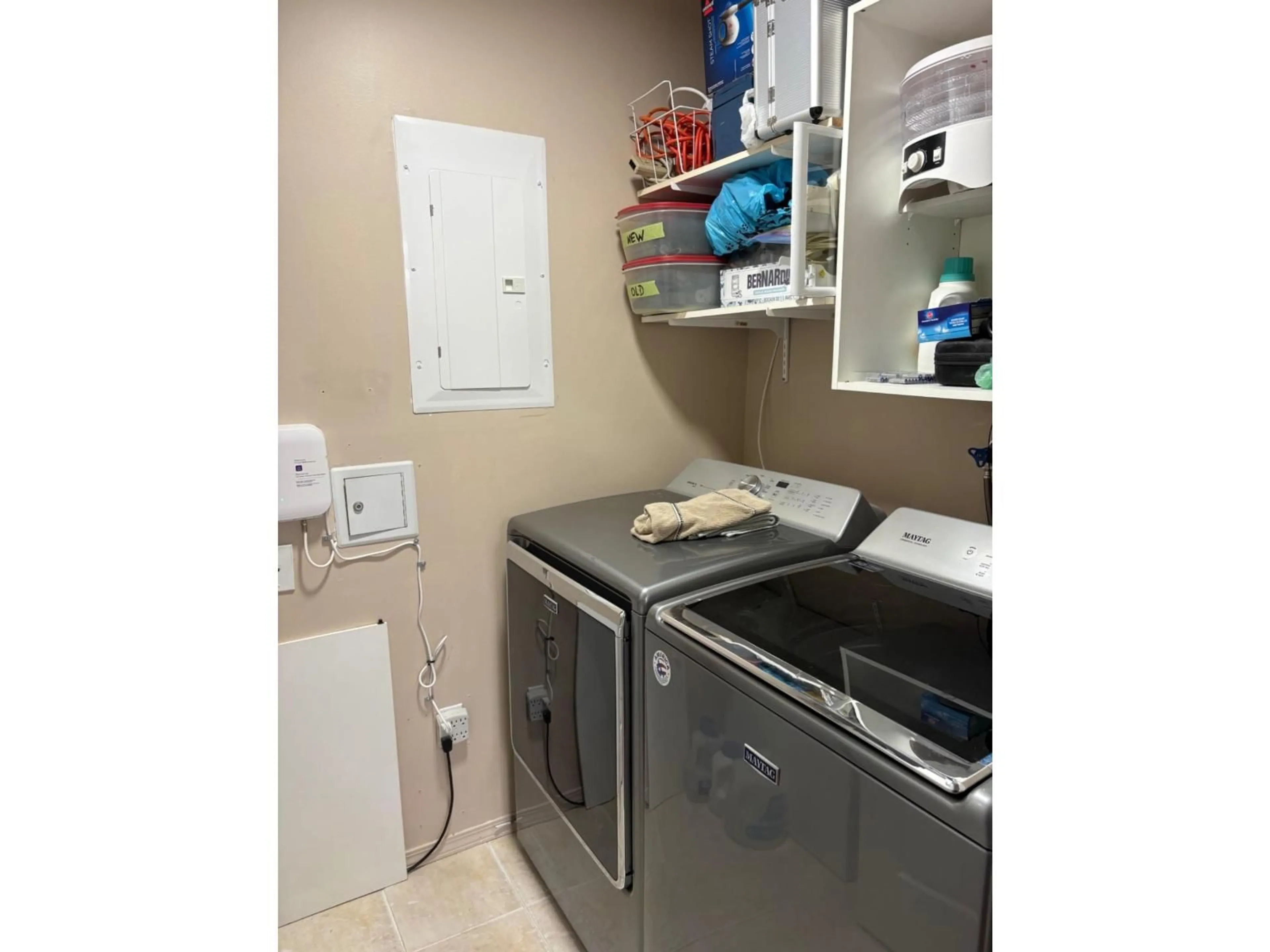 Laundry room for 103 - 2964 TRETHEWEY STREET, Abbotsford British Columbia V2T6P4