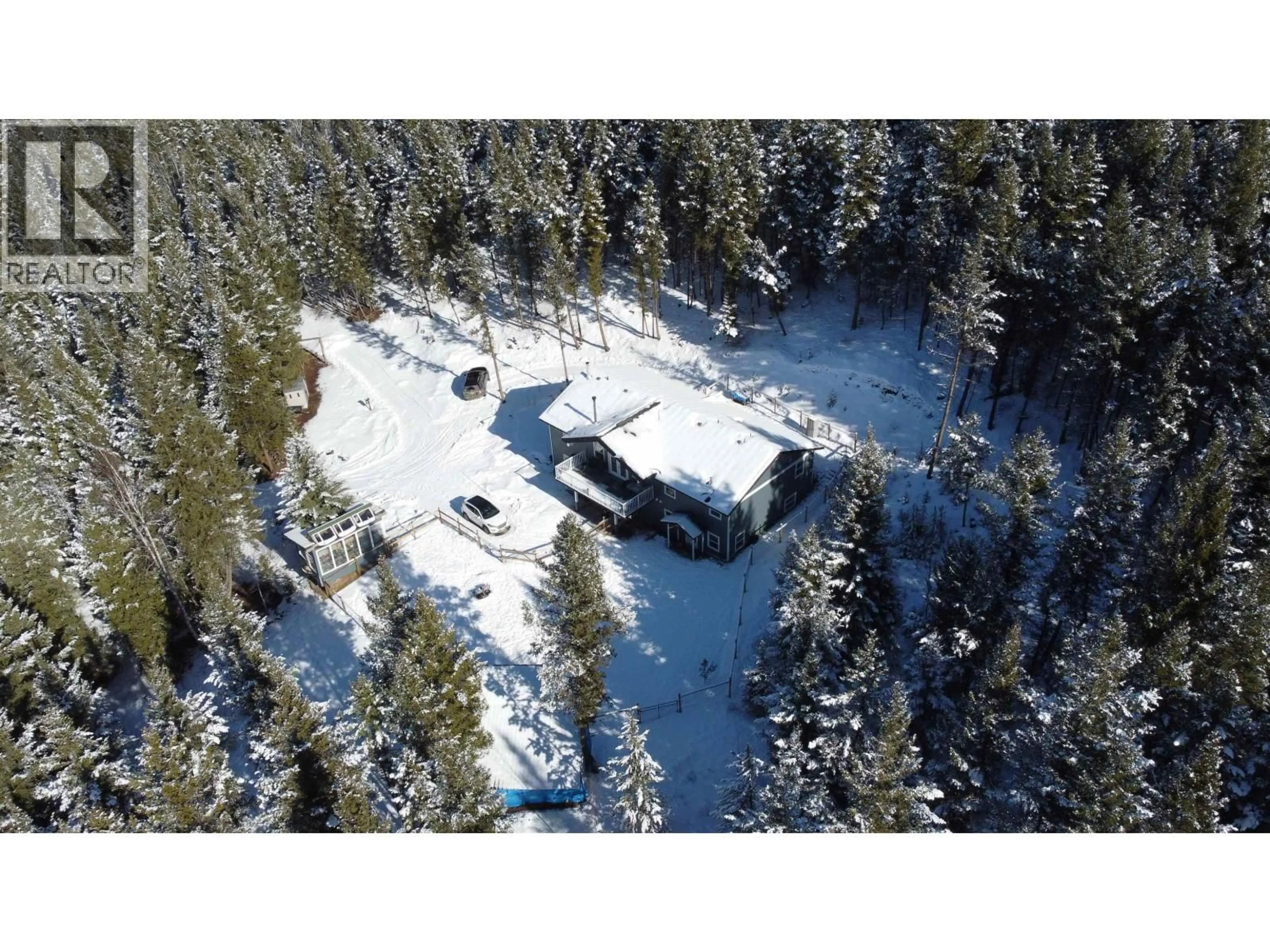 A pic from outside/outdoor area/front of a property/back of a property/a pic from drone, unknown for 6508 HORSE LAKE ROAD, Lone Butte British Columbia V0K1X3