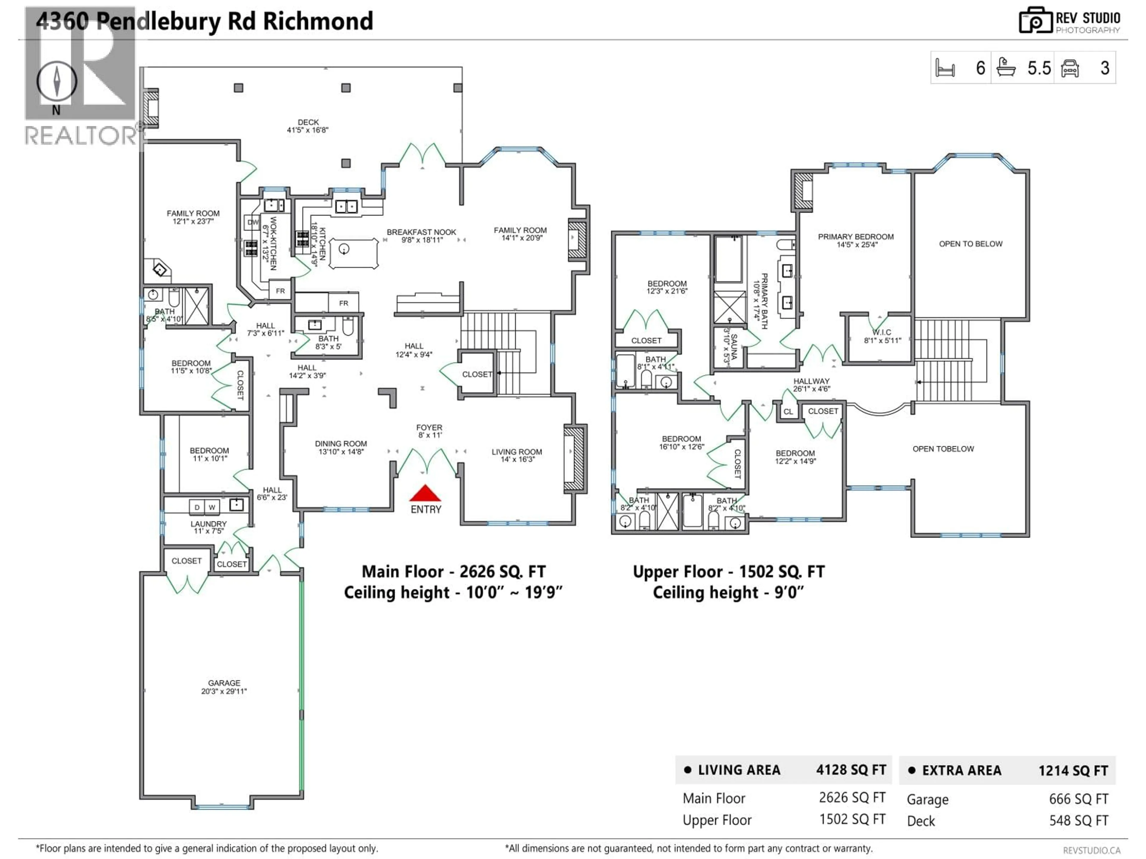 Floor plan for 4360 PENDLEBURY ROAD, Richmond British Columbia V7E1E5