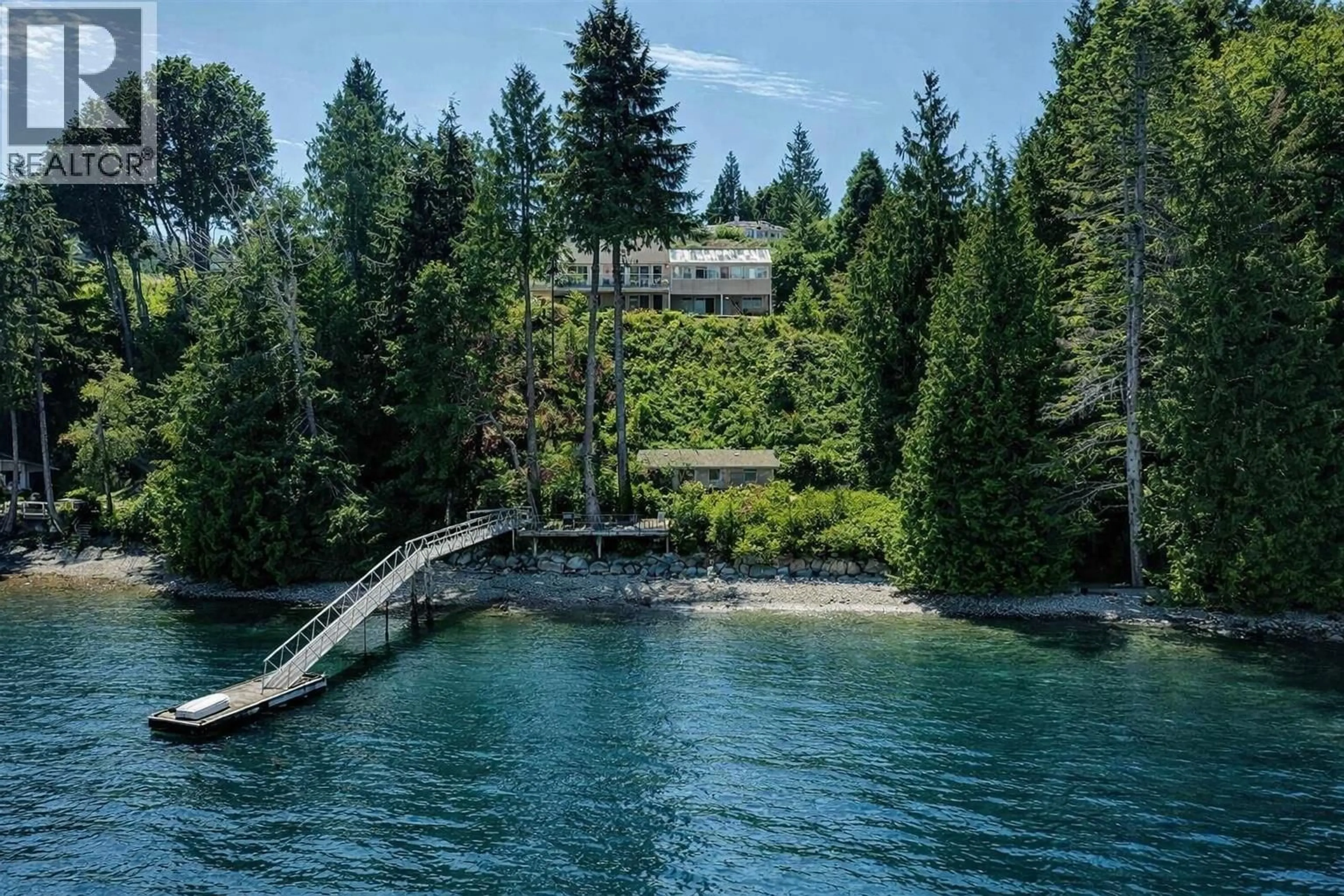 A pic from outside/outdoor area/front of a property/back of a property/a pic from drone, water/lake/river/ocean view for 6448 GALE AVENUE, Sechelt British Columbia V7Z0L1