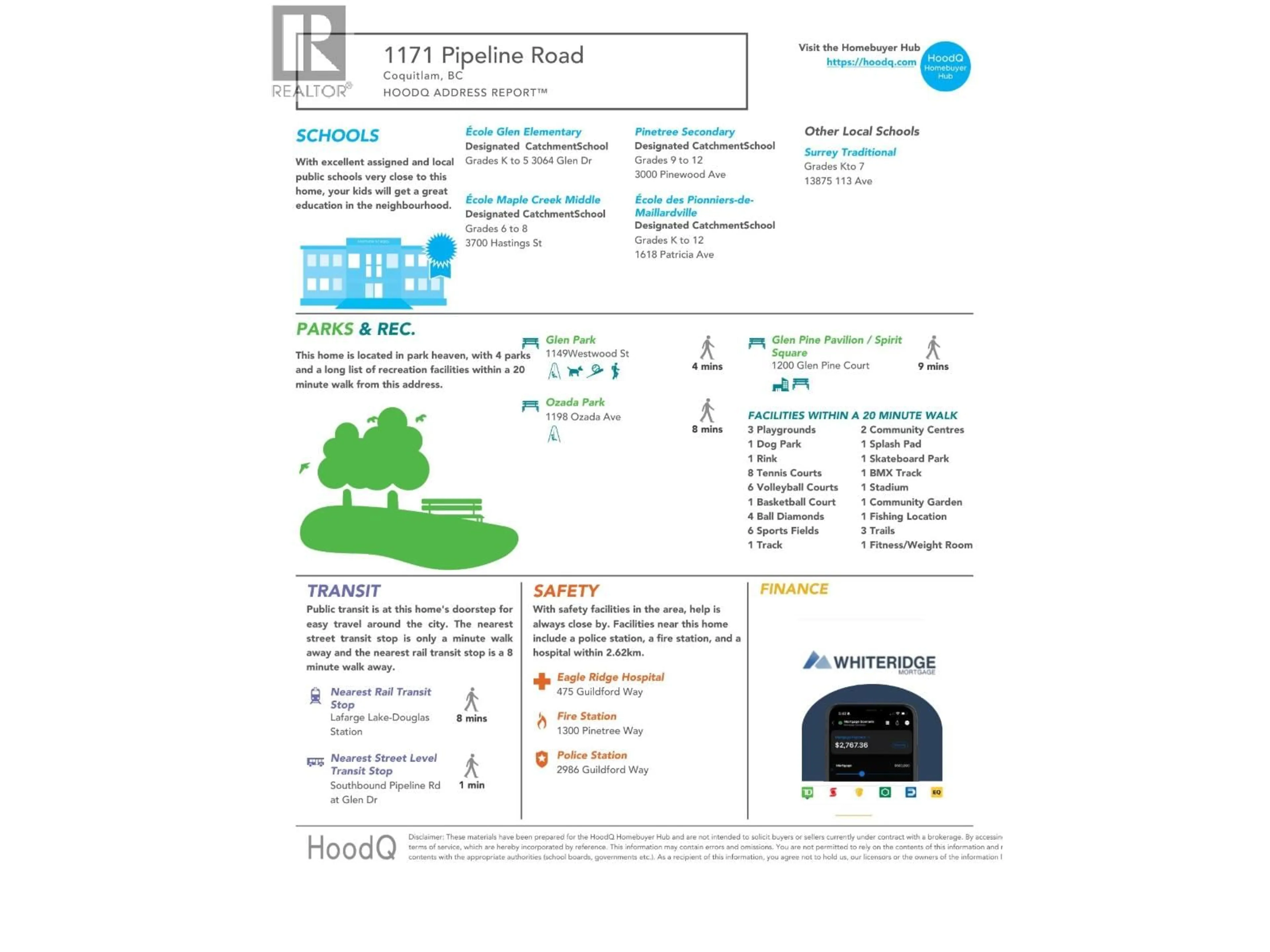 Floor plan for 207 - 1171 PIPELINE ROAD, Coquitlam British Columbia V3B4R9