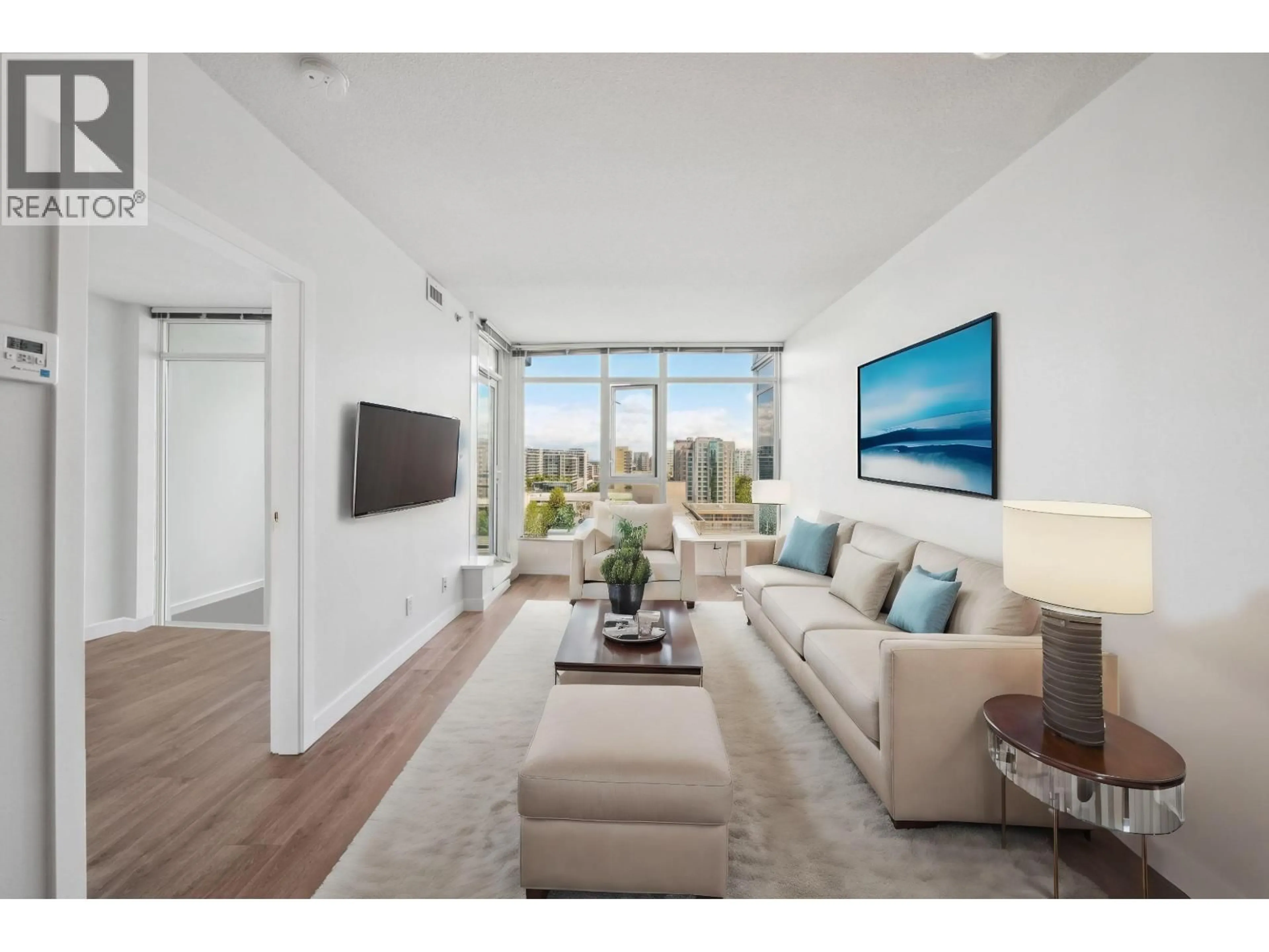 Living room with furniture, unknown for 1505 - 5900 ALDERBRIDGE WAY, Richmond British Columbia V6X0B6