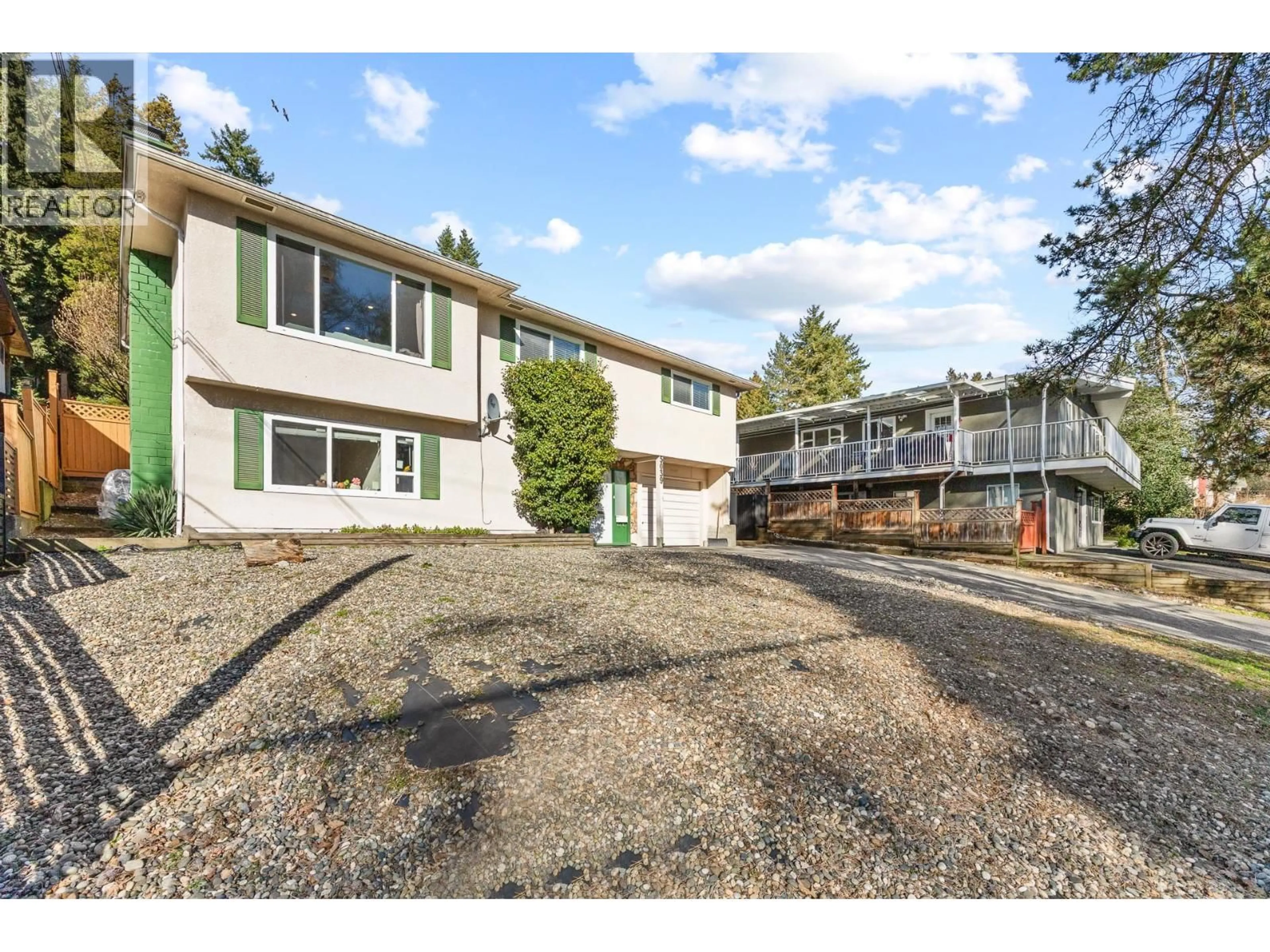 A pic from outside/outdoor area/front of a property/back of a property/a pic from drone, unknown for 5039 MARINE DRIVE, Burnaby British Columbia V5J3G5