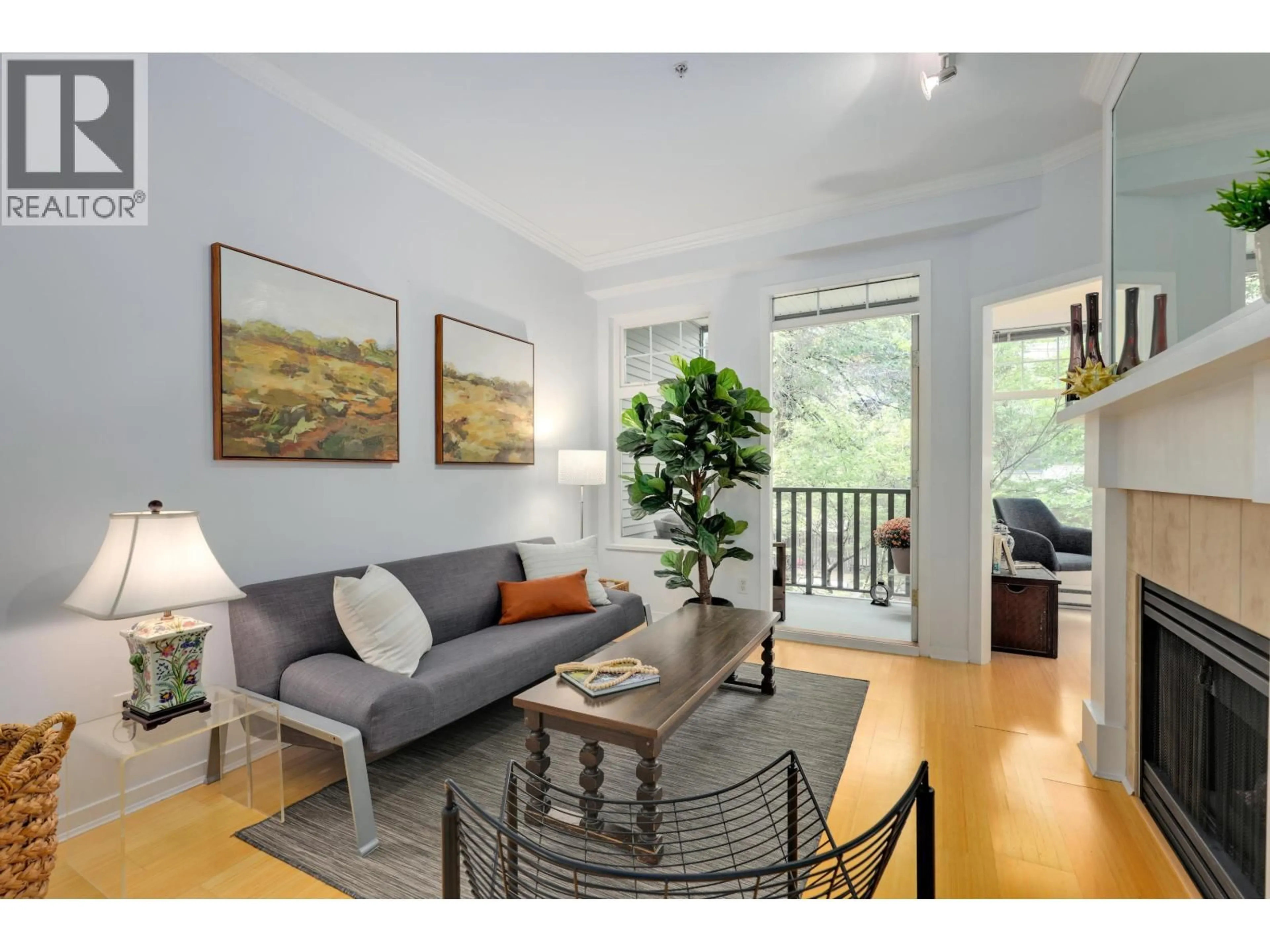 Living room with furniture, wood/laminate floor for 304 - 1388 NELSON STREET, Vancouver British Columbia V6E1J9