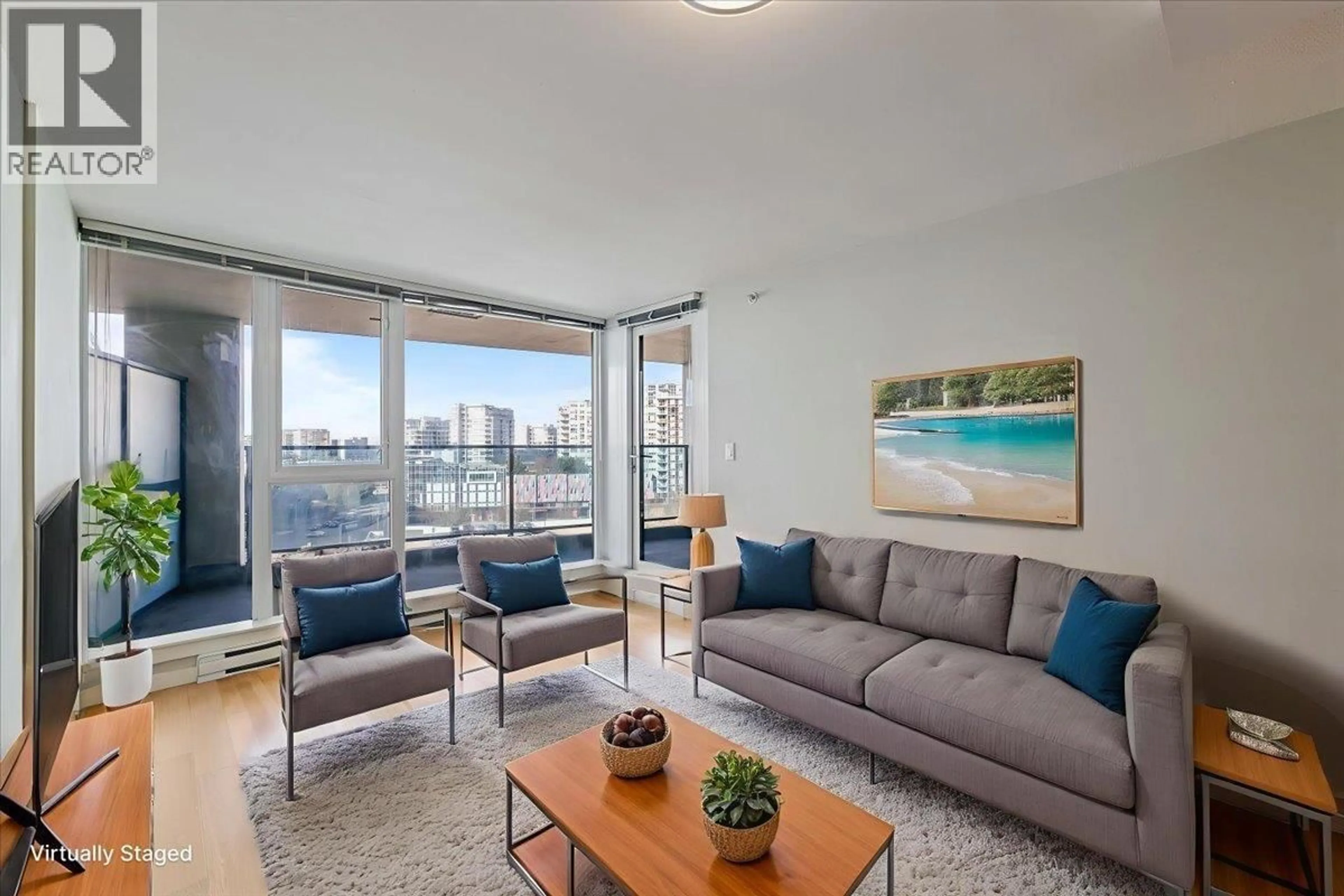 Living room with furniture, unknown for 1005 - 7117 ELMBRIDGE WAY, Richmond British Columbia V6X0J2