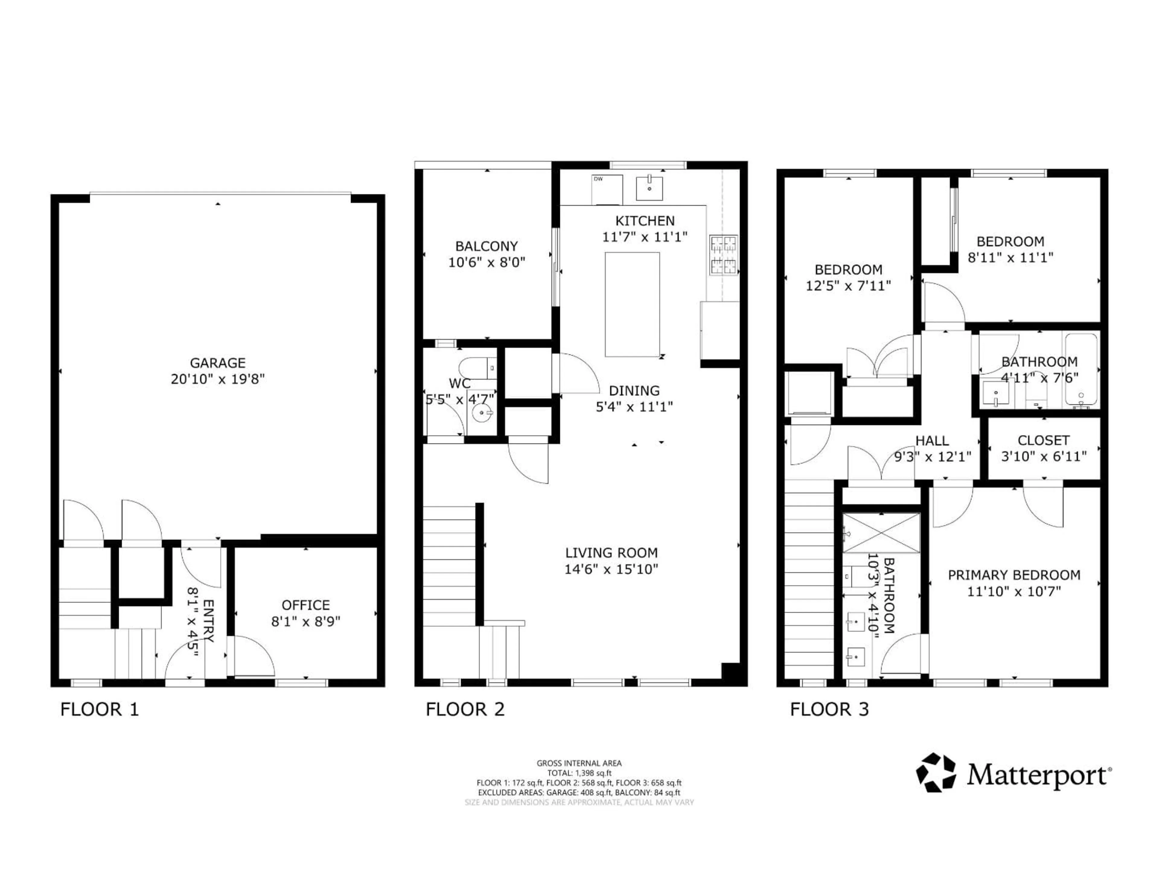 Floor plan for 30 - 16565 24A AVENUE, Surrey British Columbia V3Z1H7