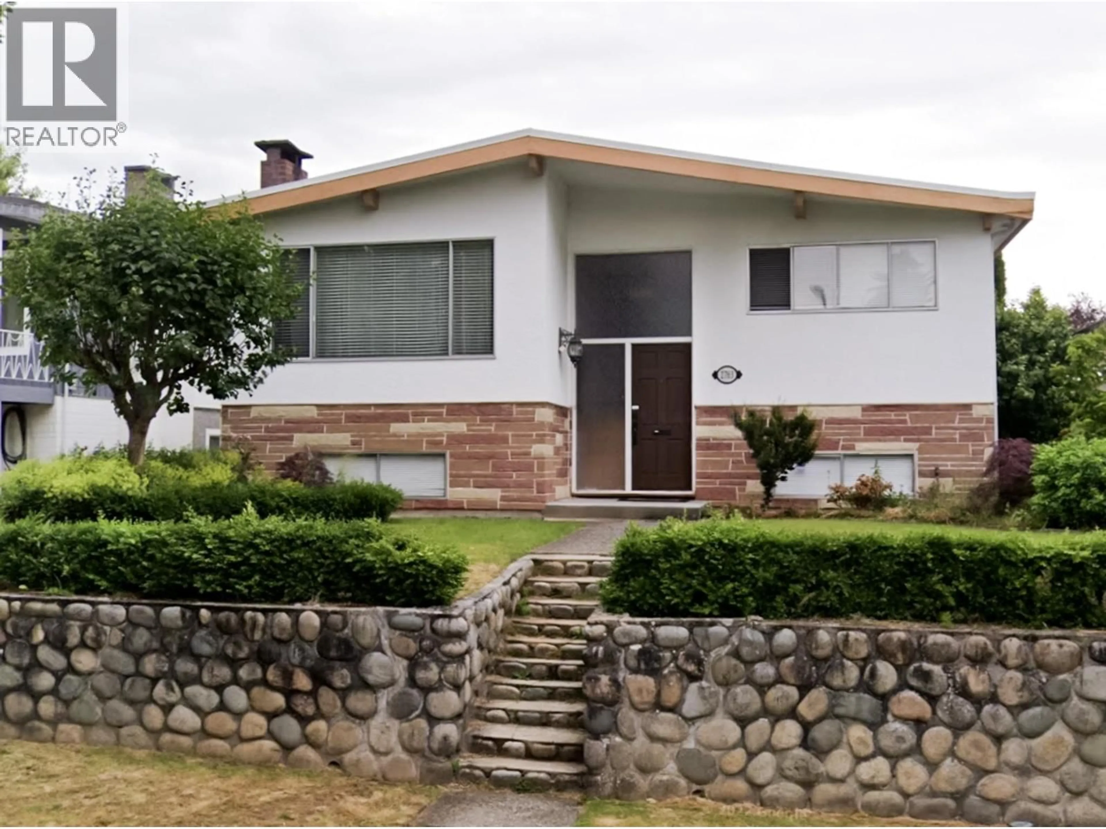 Home with vinyl exterior material, street for 2763 ROSEMONT DRIVE, Vancouver British Columbia V5S2C6