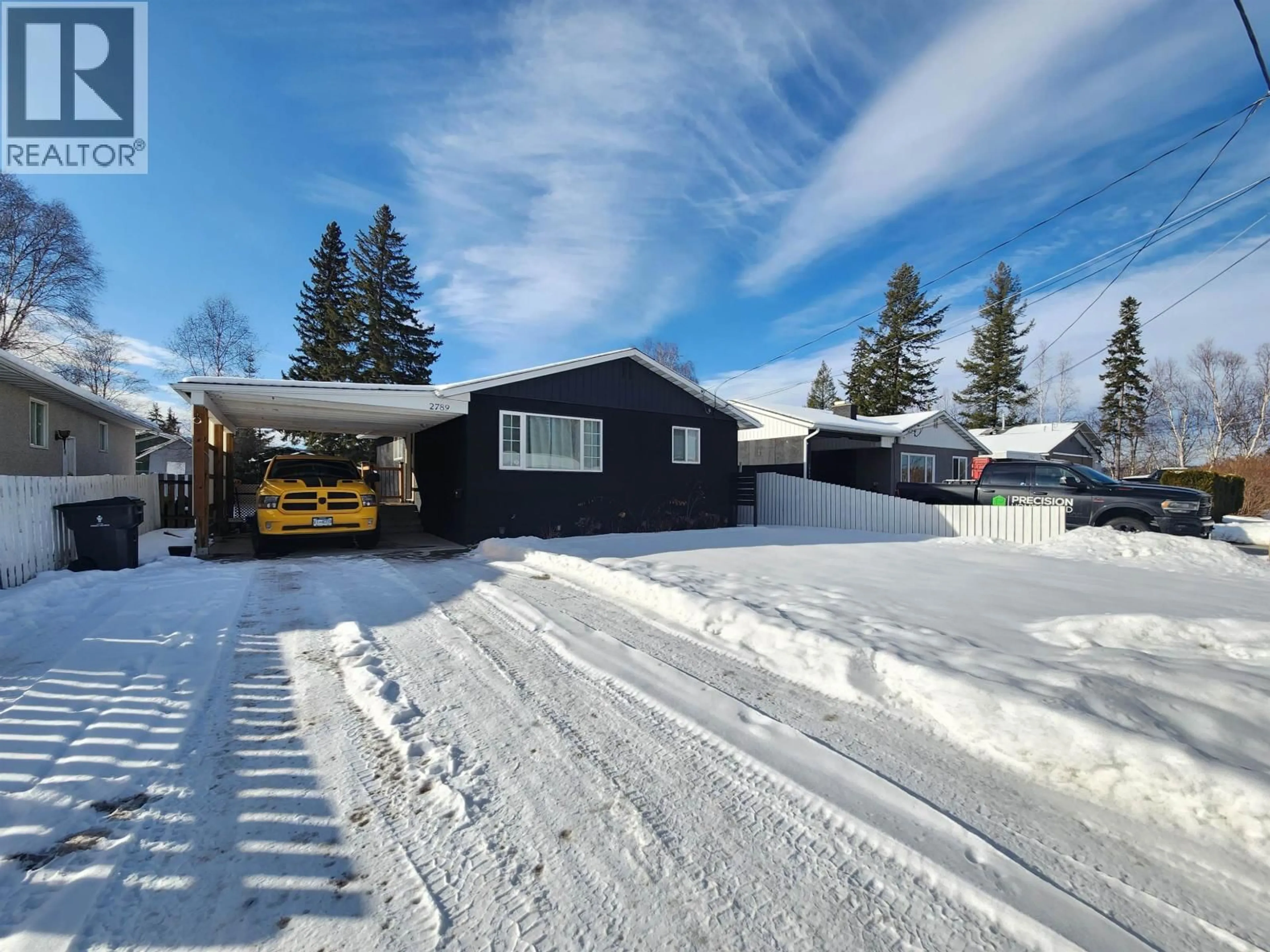 A pic from outside/outdoor area/front of a property/back of a property/a pic from drone, street for 2789 QUINCE STREET, Prince George British Columbia V2L2J1