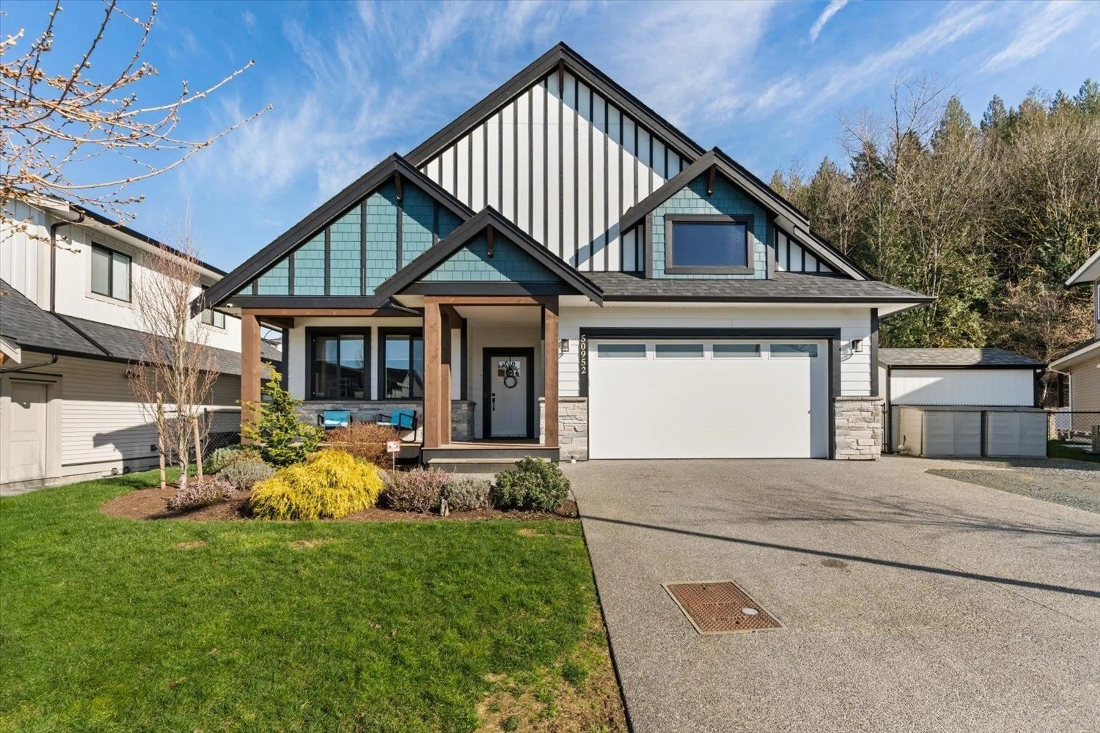 Home with vinyl exterior material, street for 50952 SOPHIE CRESCENT, Chilliwack British Columbia V4Z0C1