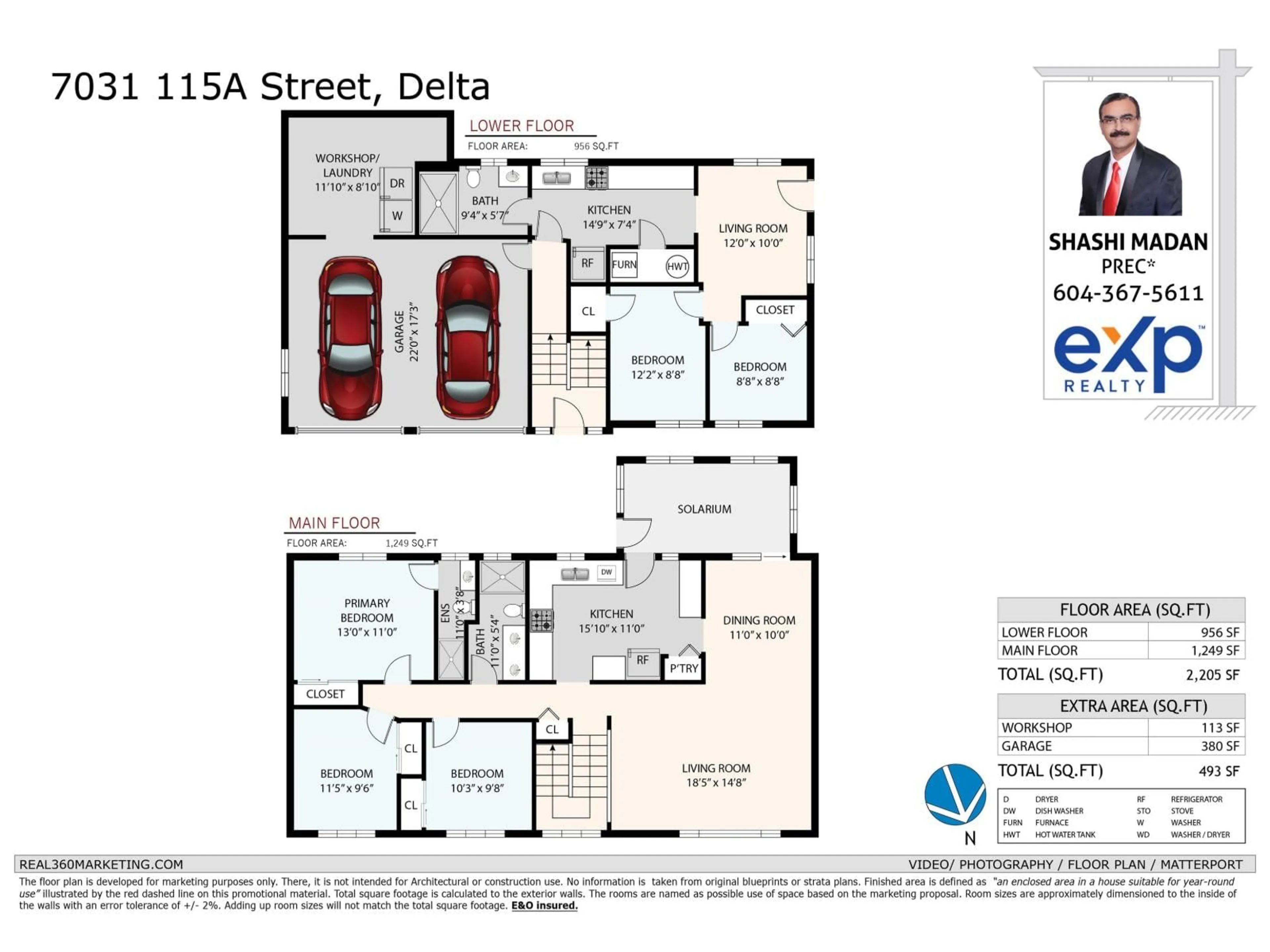Floor plan for 7031 115A STREET, Delta British Columbia V4E2E4