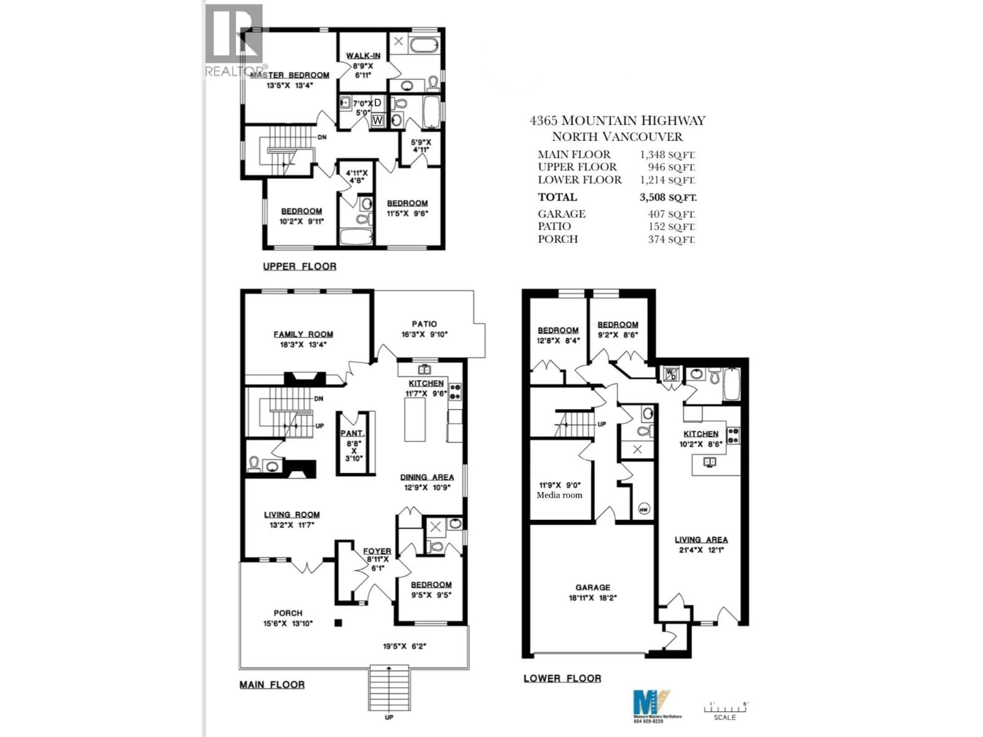Floor plan for 4365 MOUNTAIN HIGHWAY, North Vancouver British Columbia V7K2K3