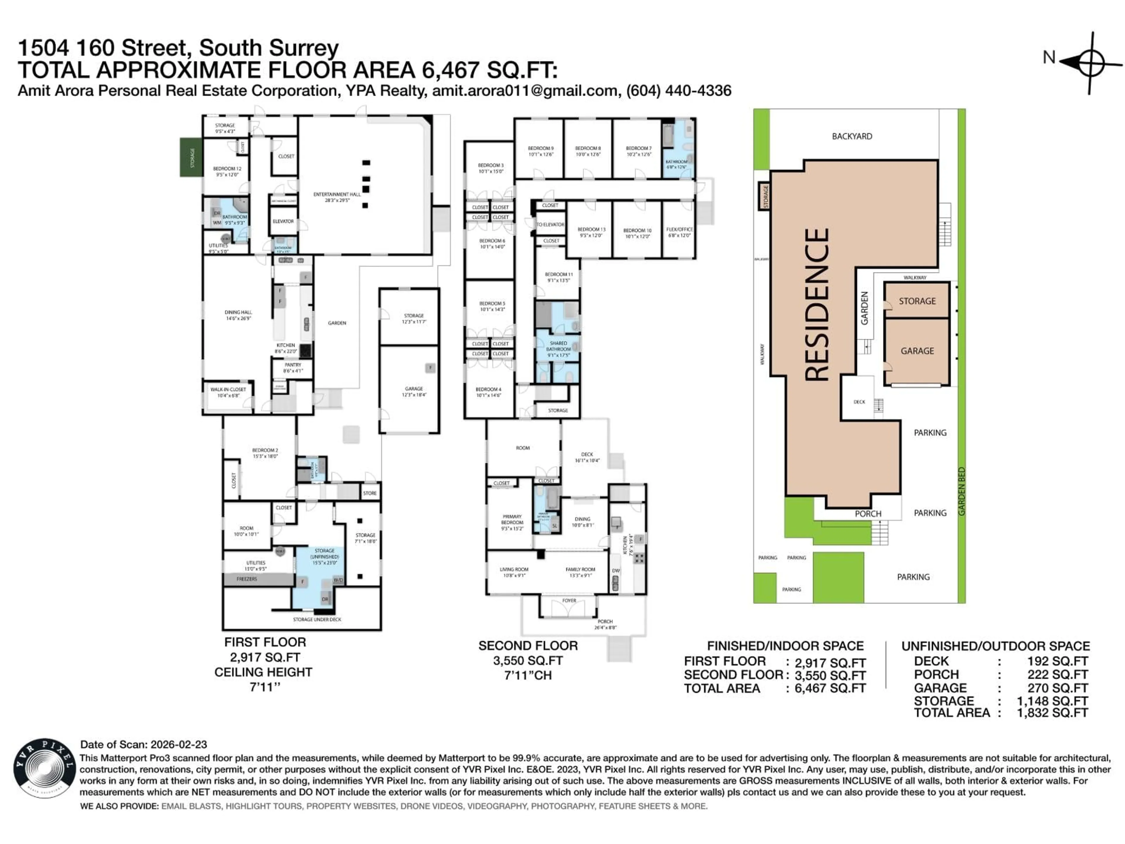 Floor plan for 1504 160 STREET, Surrey British Columbia V4A4W9