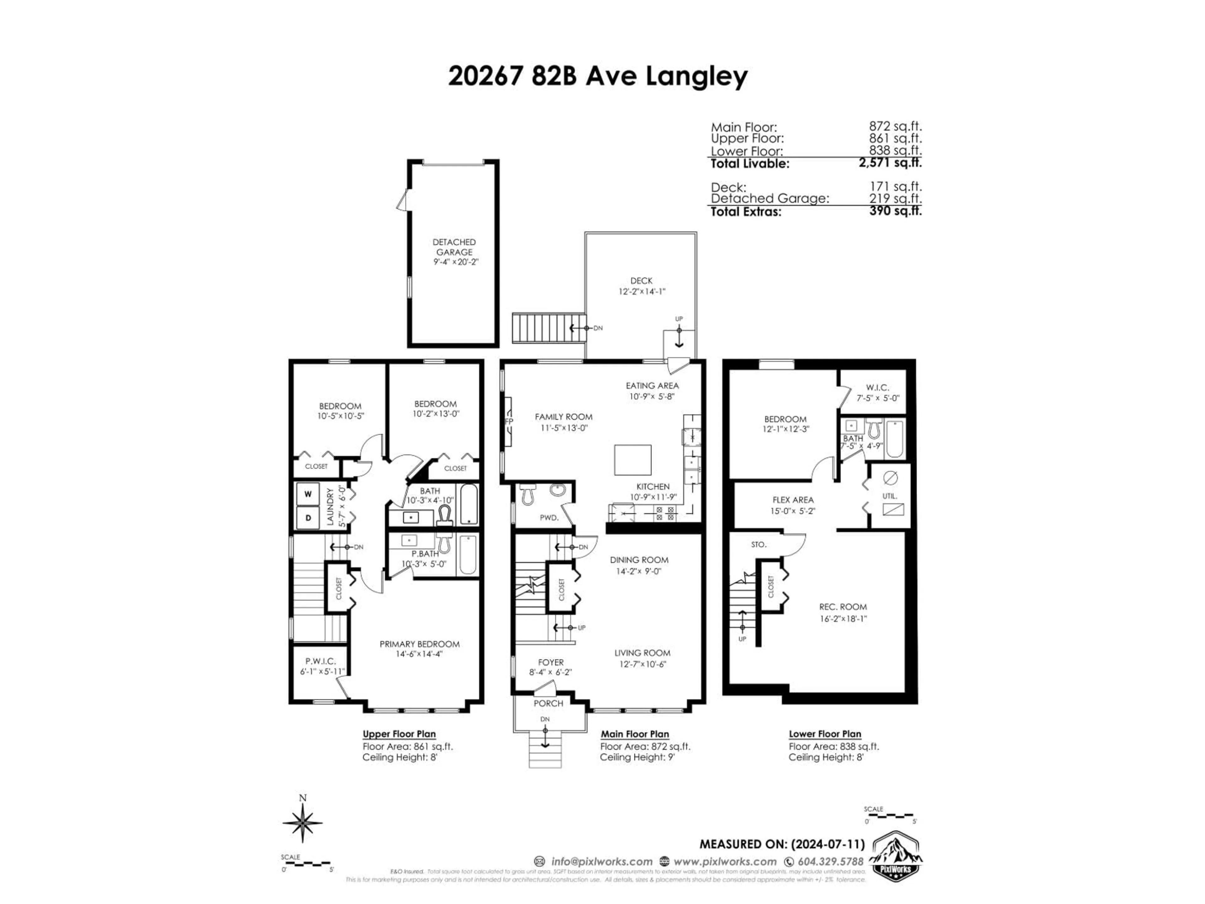 Floor plan for 20267 82B AVENUE, Langley British Columbia V2Y0Y8