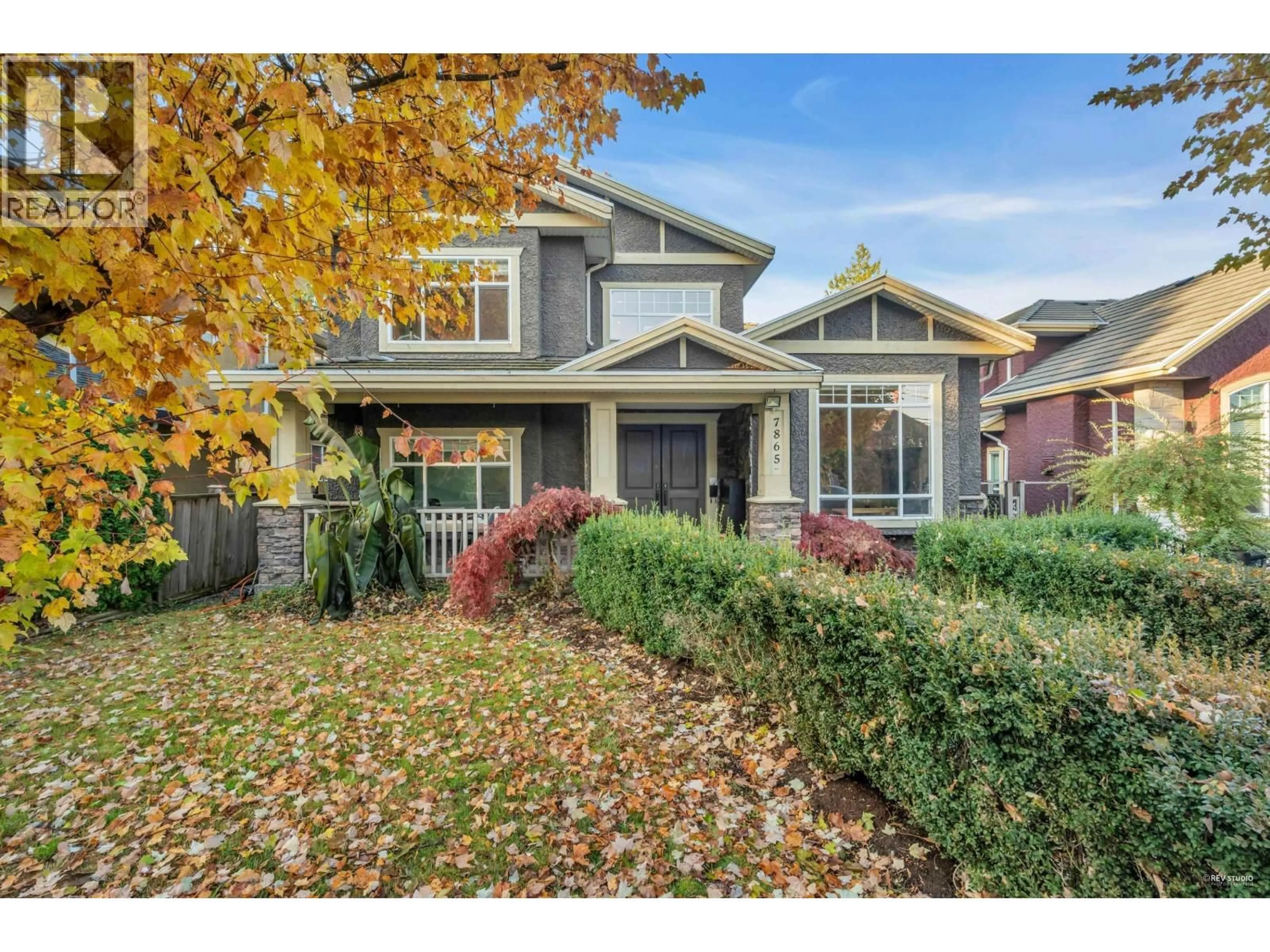 Home with brick exterior material, street for 7865 ROSEWOOD STREET, Burnaby British Columbia V5E2H2