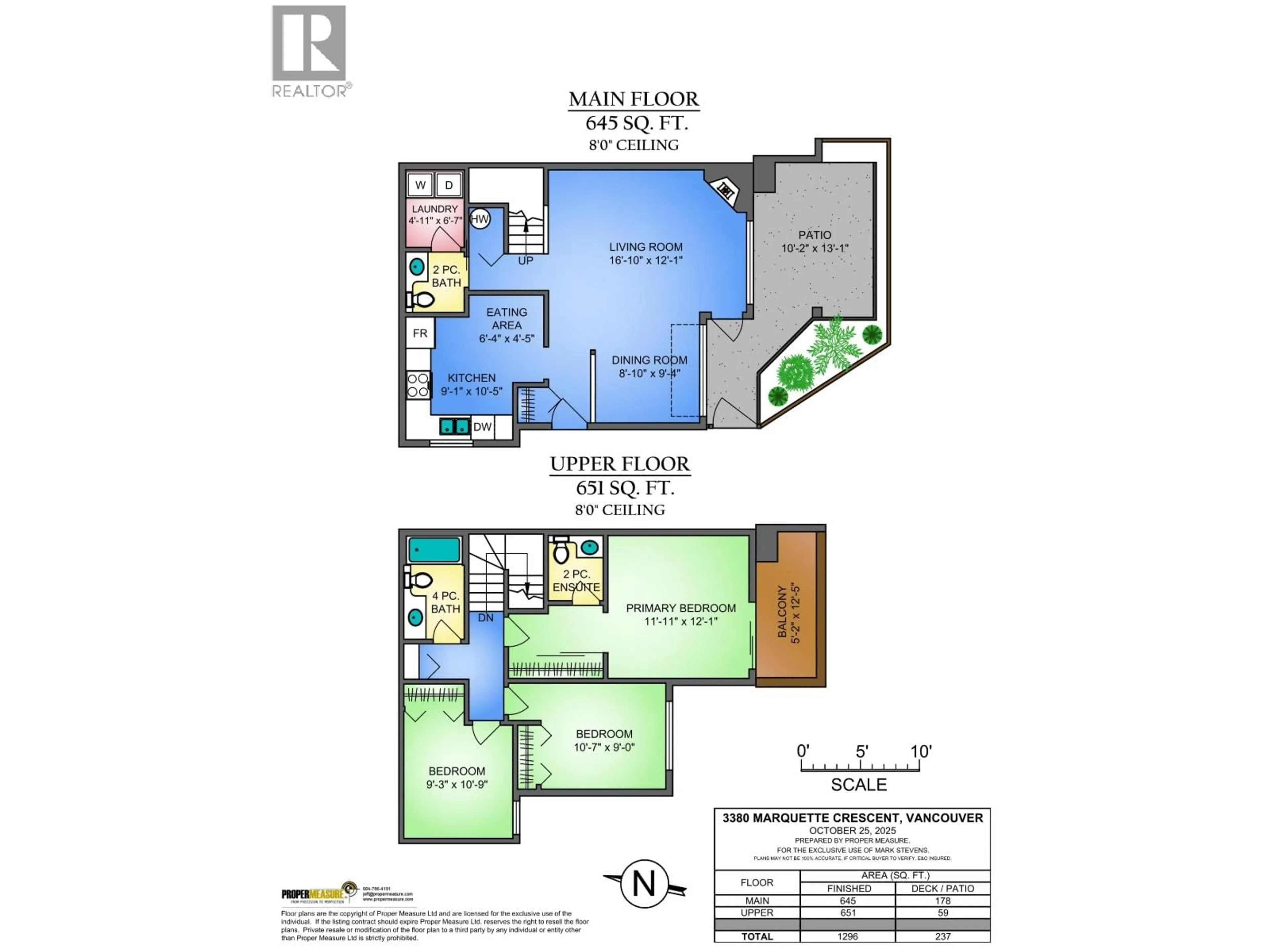 Floor plan for 3380 MARQUETTE CRESCENT, Vancouver British Columbia V5S4K4