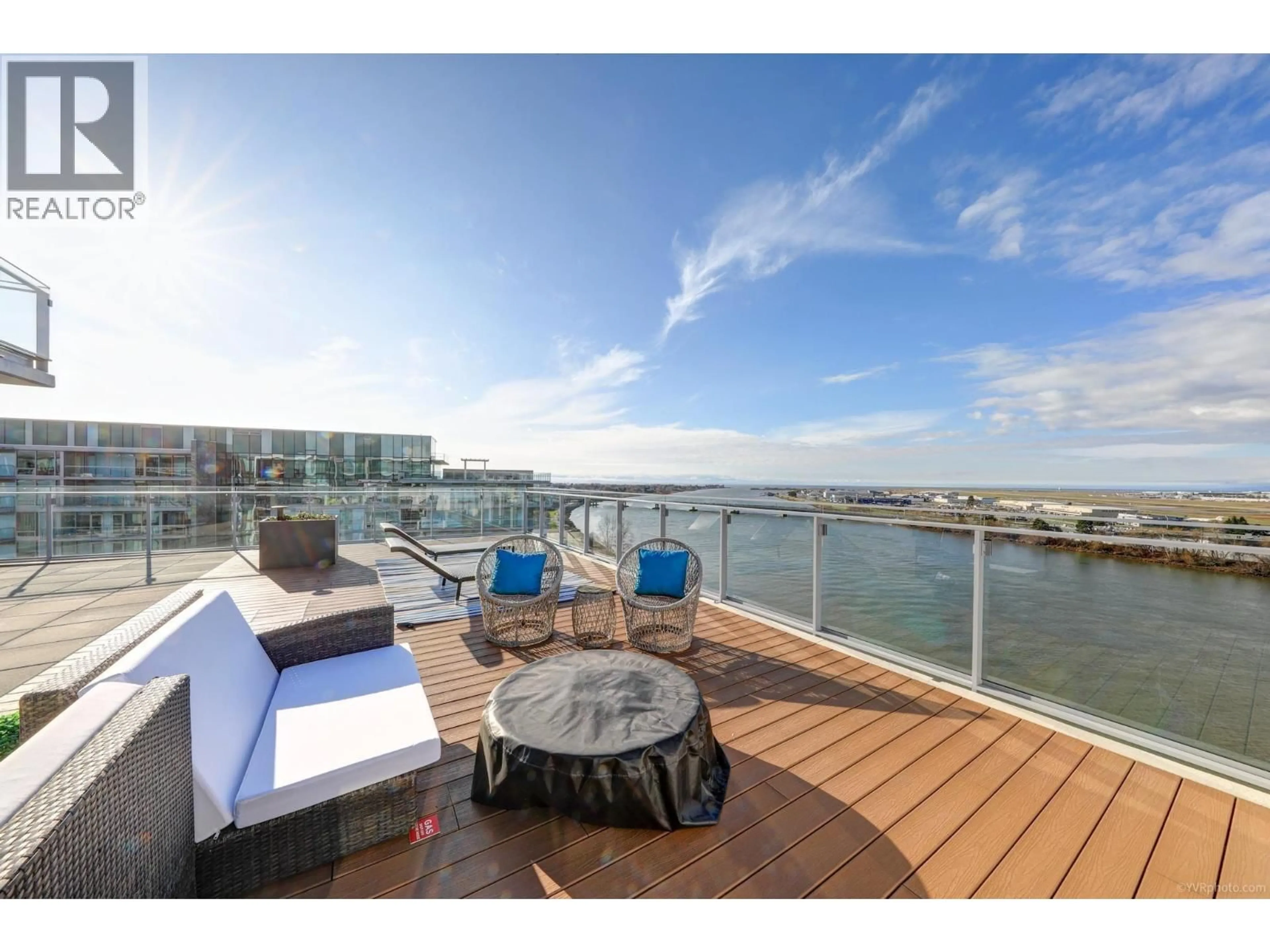 Patio, water/lake/river/ocean view for 1201 - 6811 PEARSON WAY, Richmond British Columbia V7C0E7