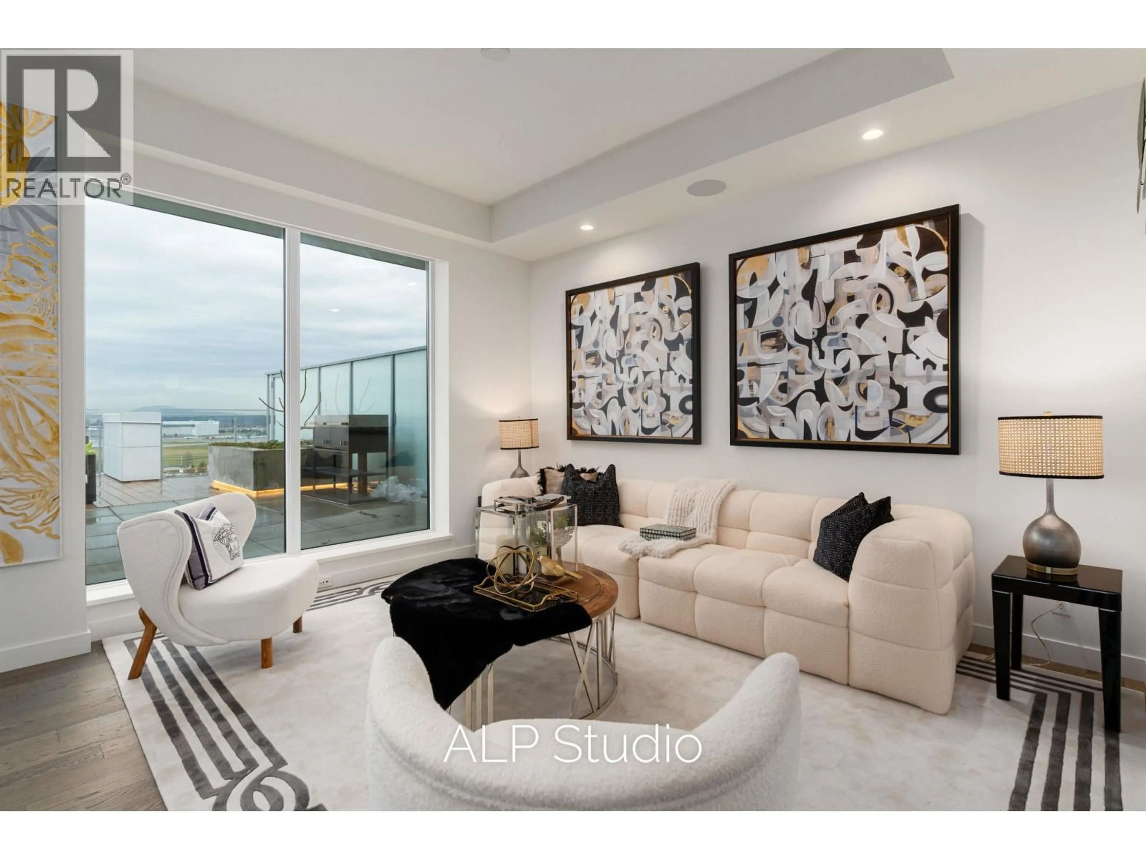 Living room with furniture, unknown for 1201 - 6811 PEARSON WAY, Richmond British Columbia V7C0E7