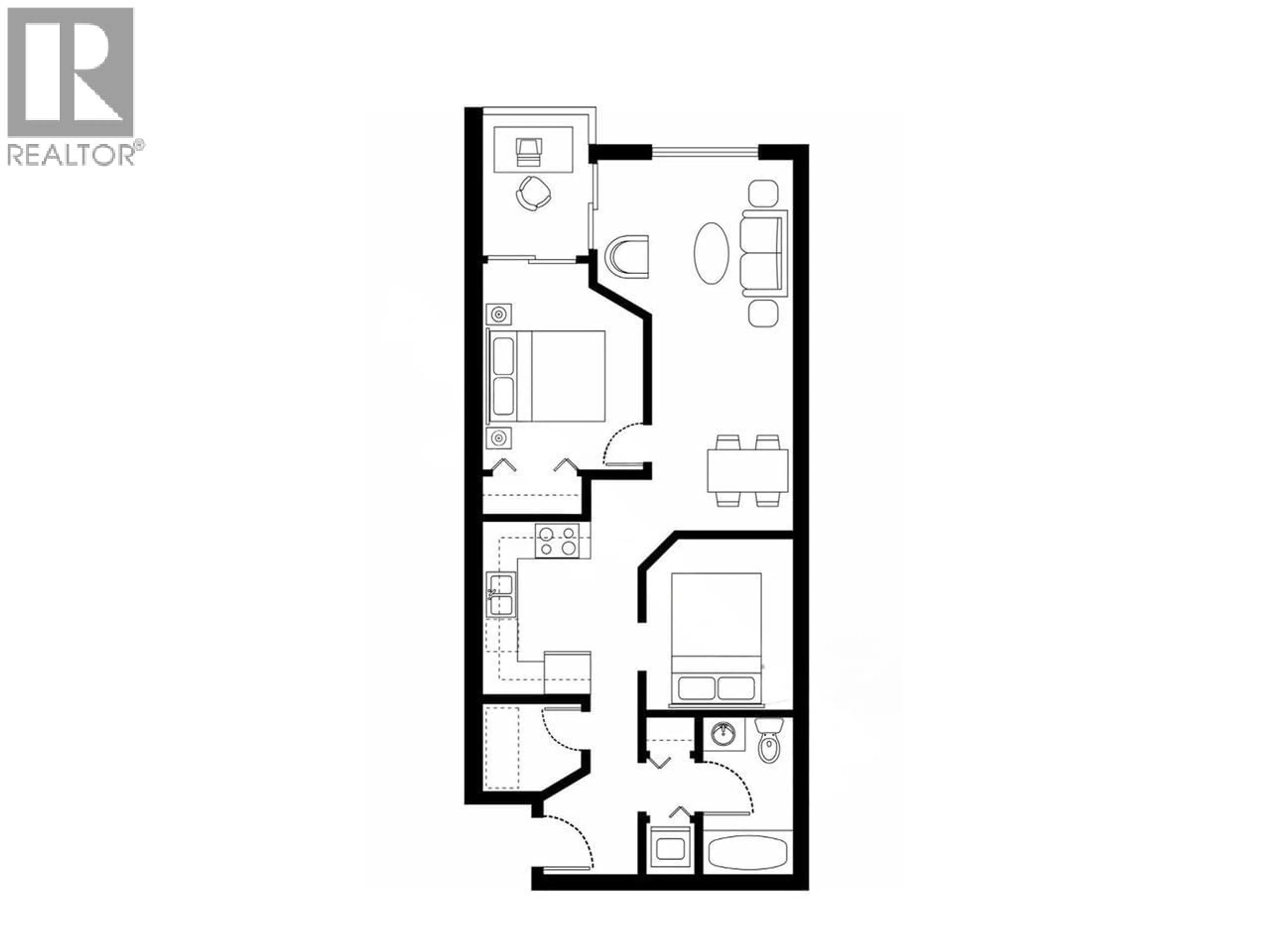 Floor plan for 308 - 688 17TH AVENUE, Vancouver British Columbia V5V0A8